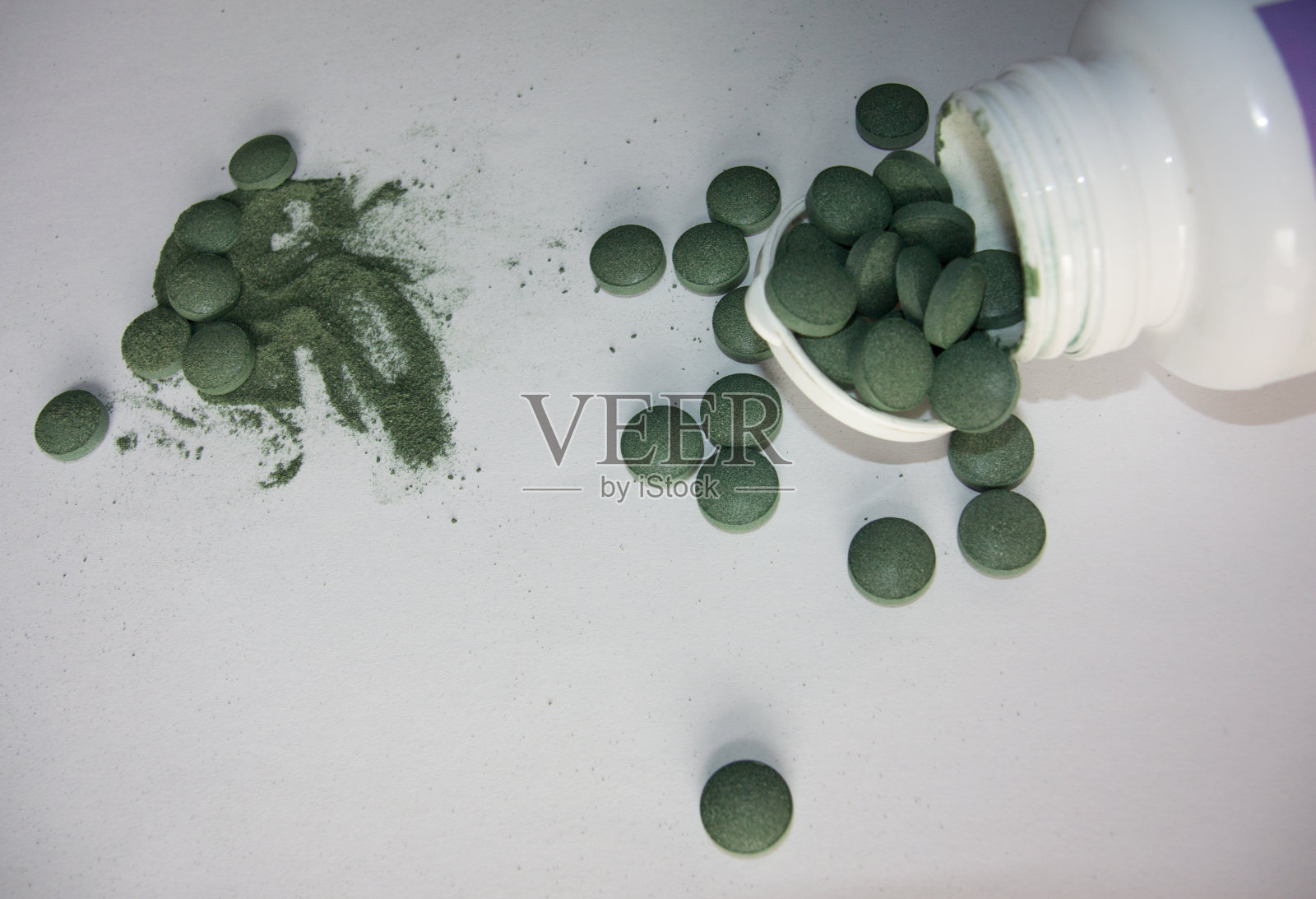 螺旋藻藻补充照片摄影图片