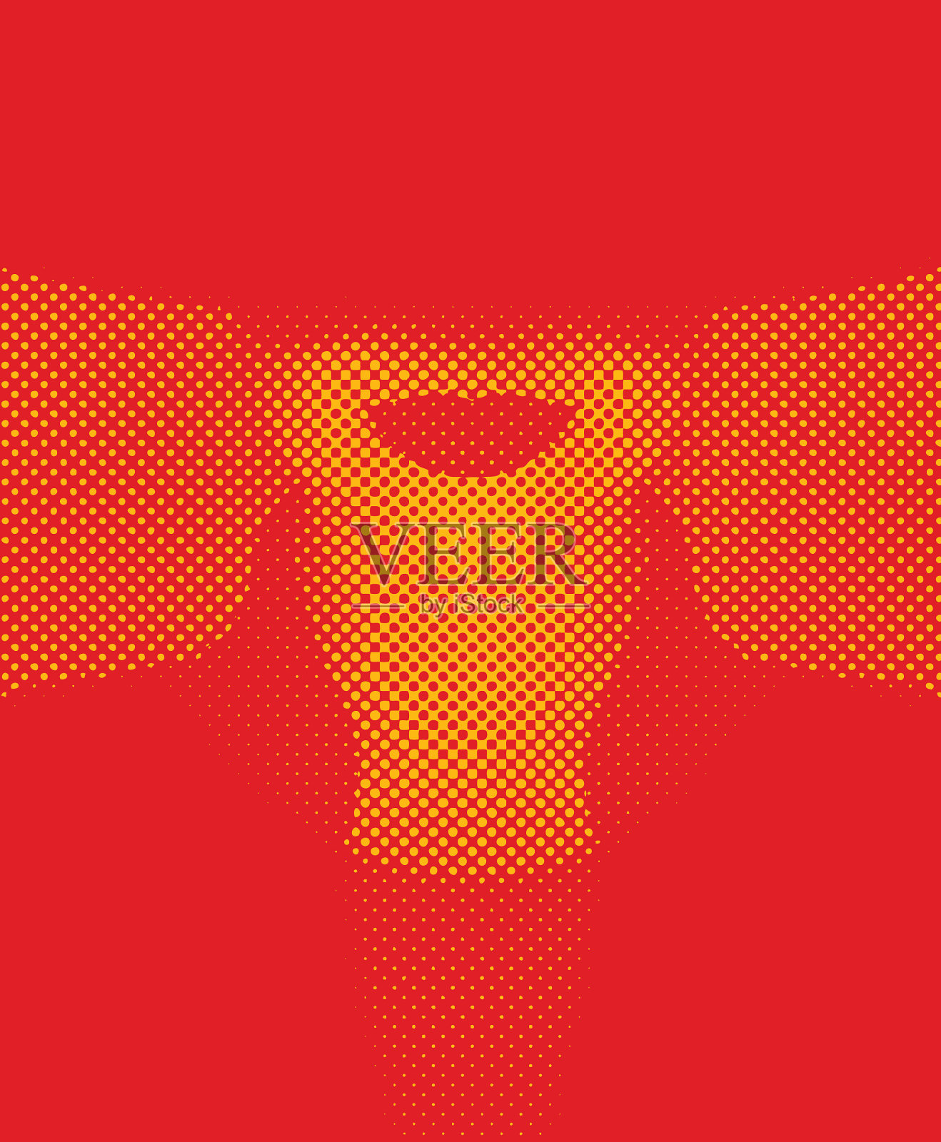 迷人的女人穿着复古时装插画图片素材