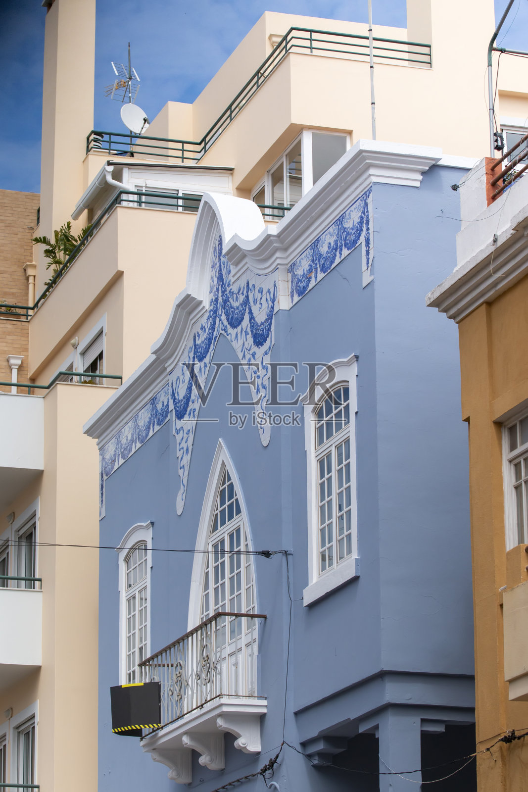 典型的葡萄牙城市建筑照片摄影图片