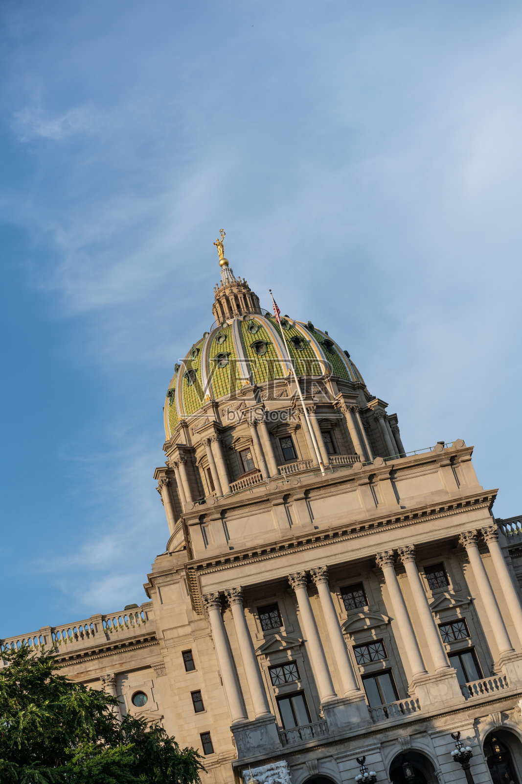 位于哈里斯堡的宾夕法尼亚州国会大厦照片摄影图片