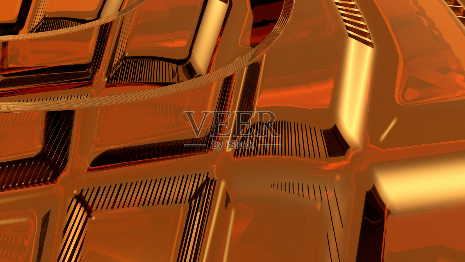 抽象的棕色玻璃几何未来主义背景照片摄影图片