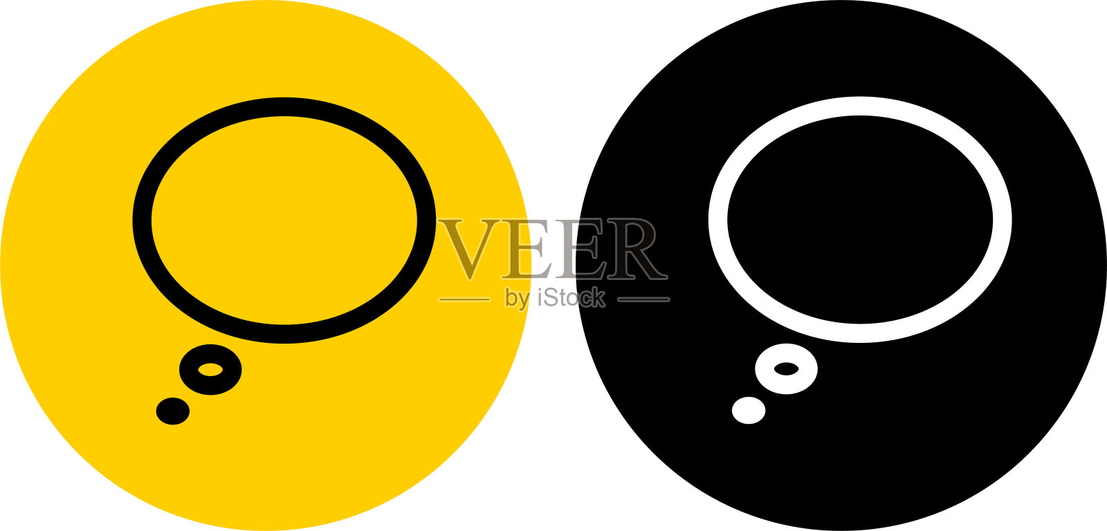 认为泡沫图标插画图片素材