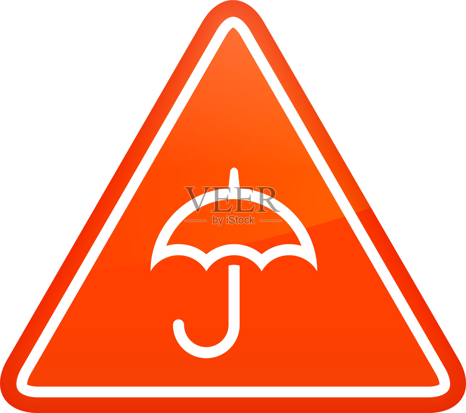 雨伞保护图标插画图片素材