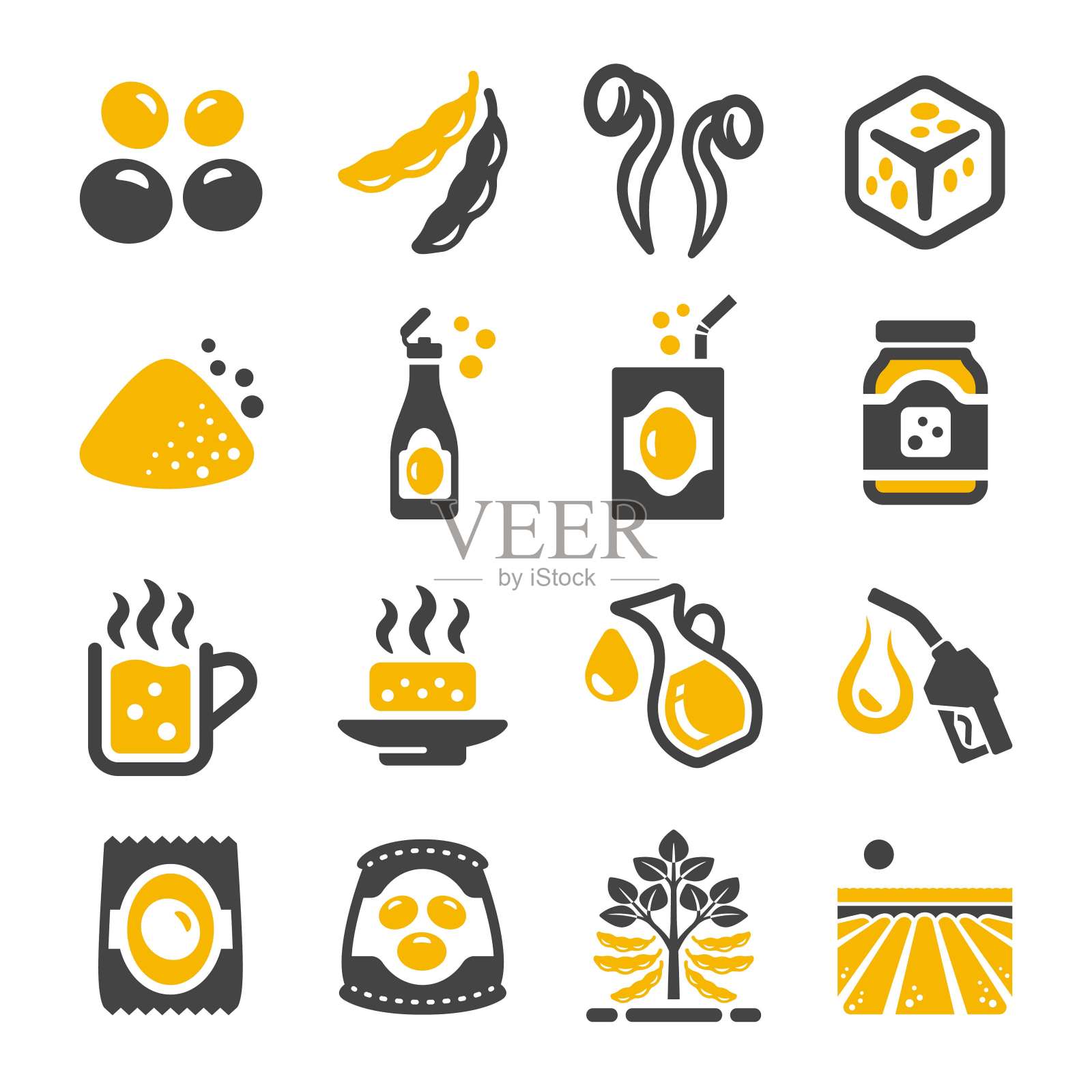 大豆图标图标素材