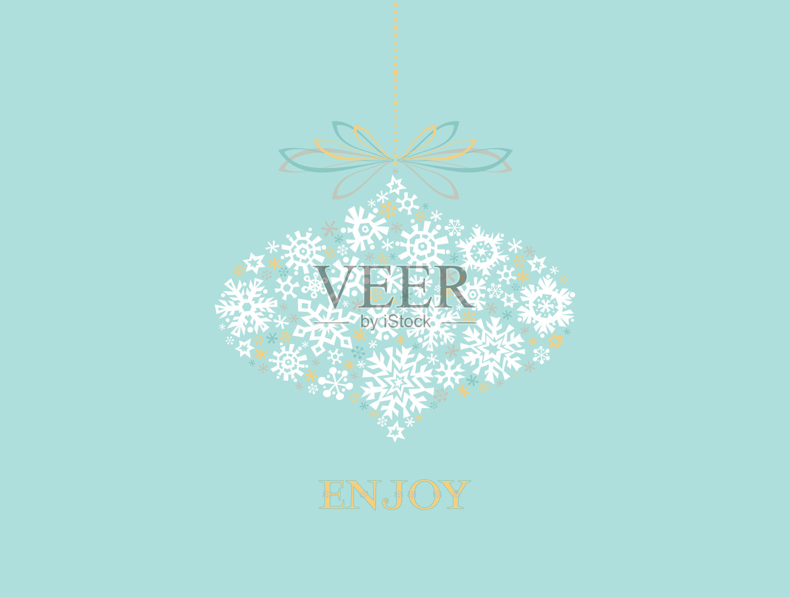 圣诞贺卡插画图片素材