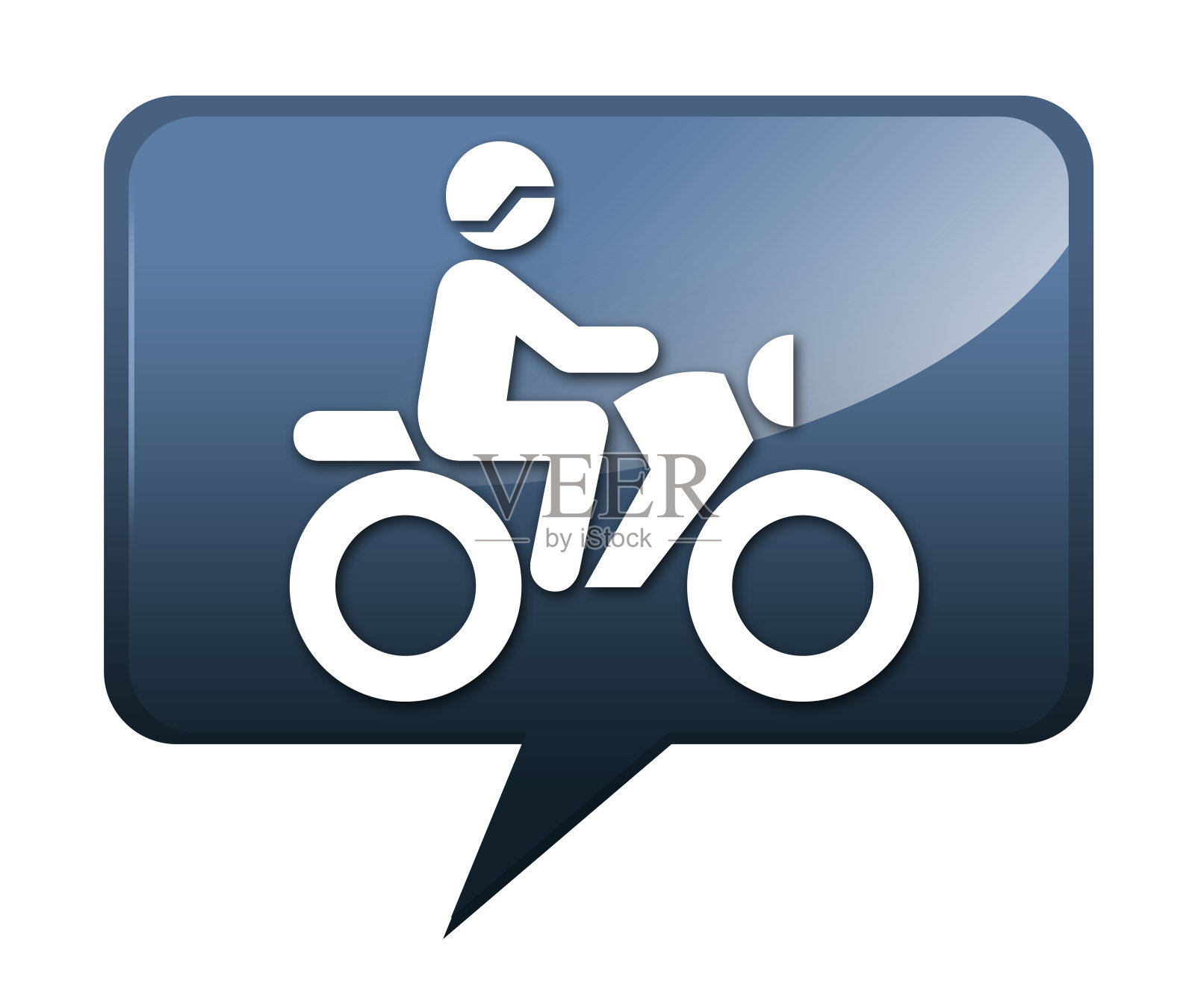 图标,按钮,象形图摩托车道插画图片素材