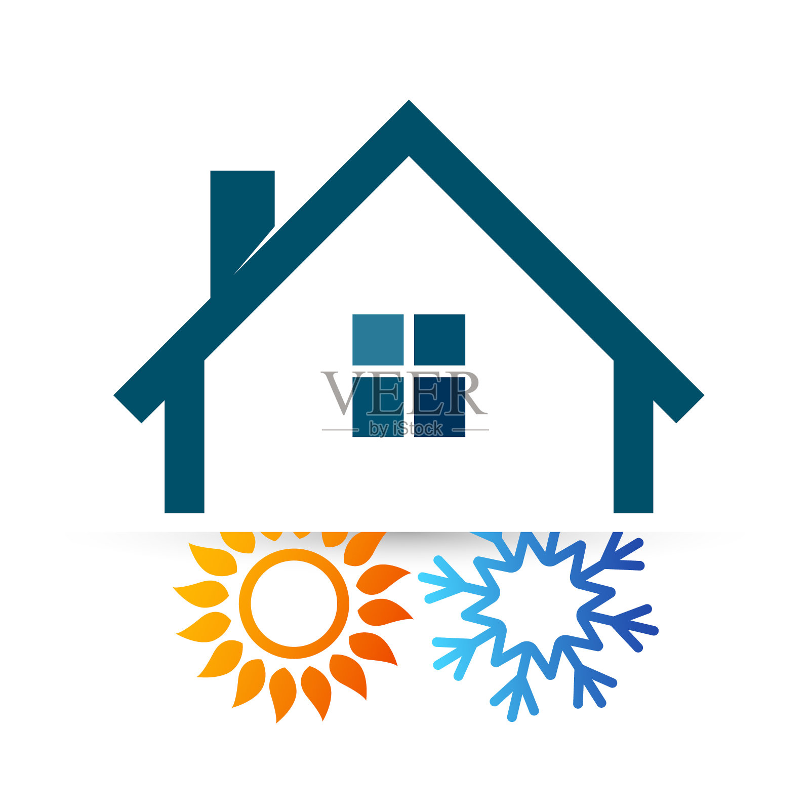 空调温度设计插画图片素材