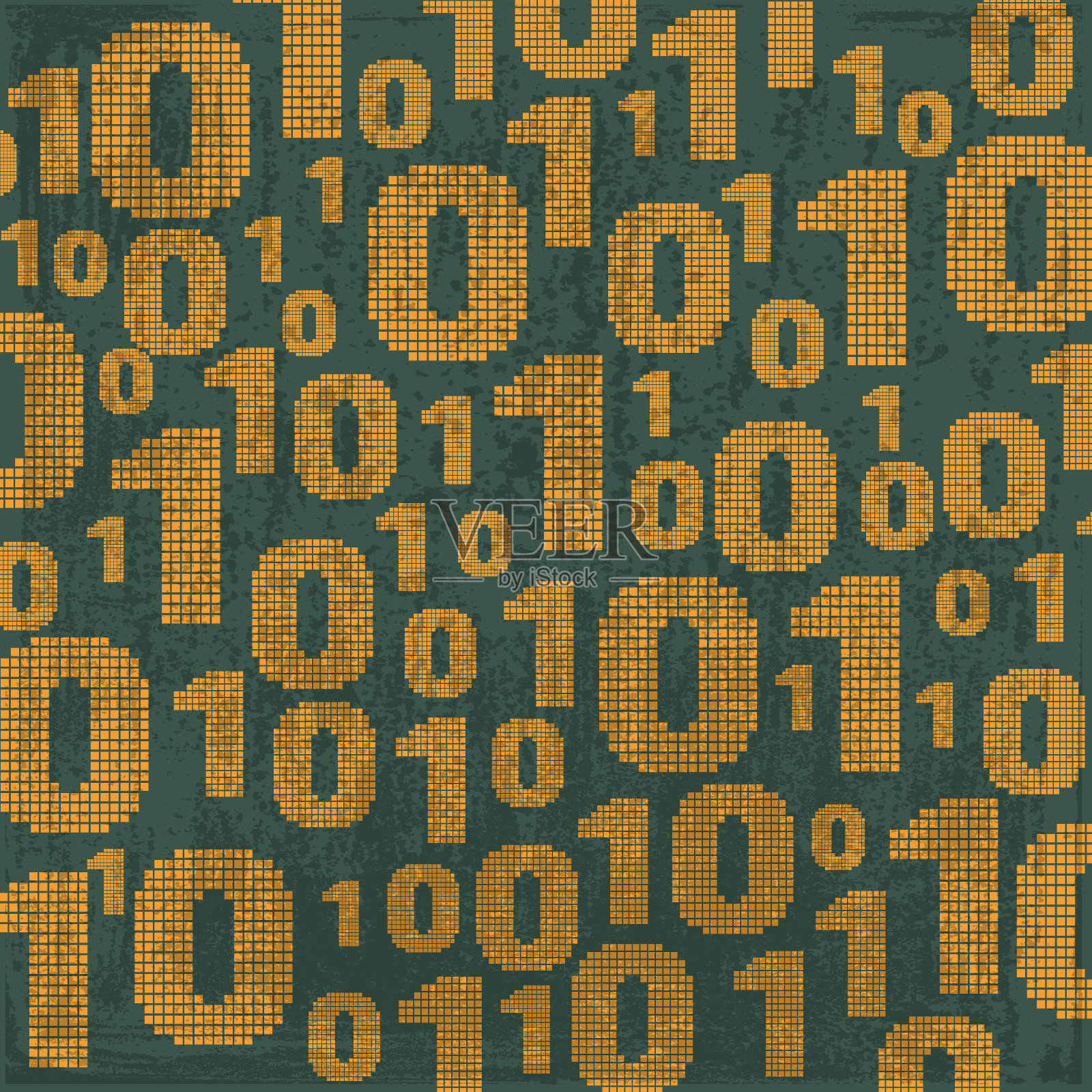 数据流背景与垃圾纹理插画图片素材