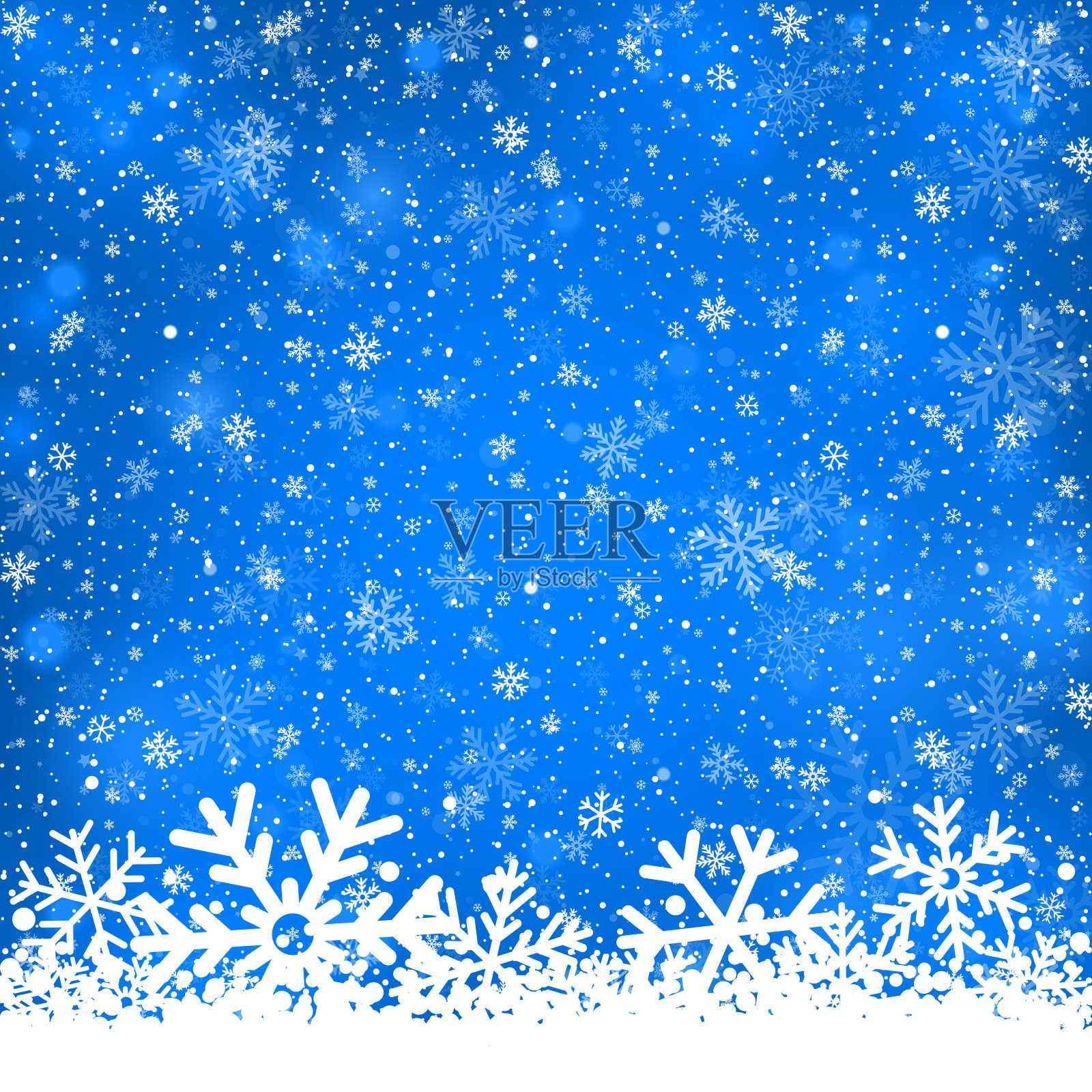 冬天的背景插画图片素材