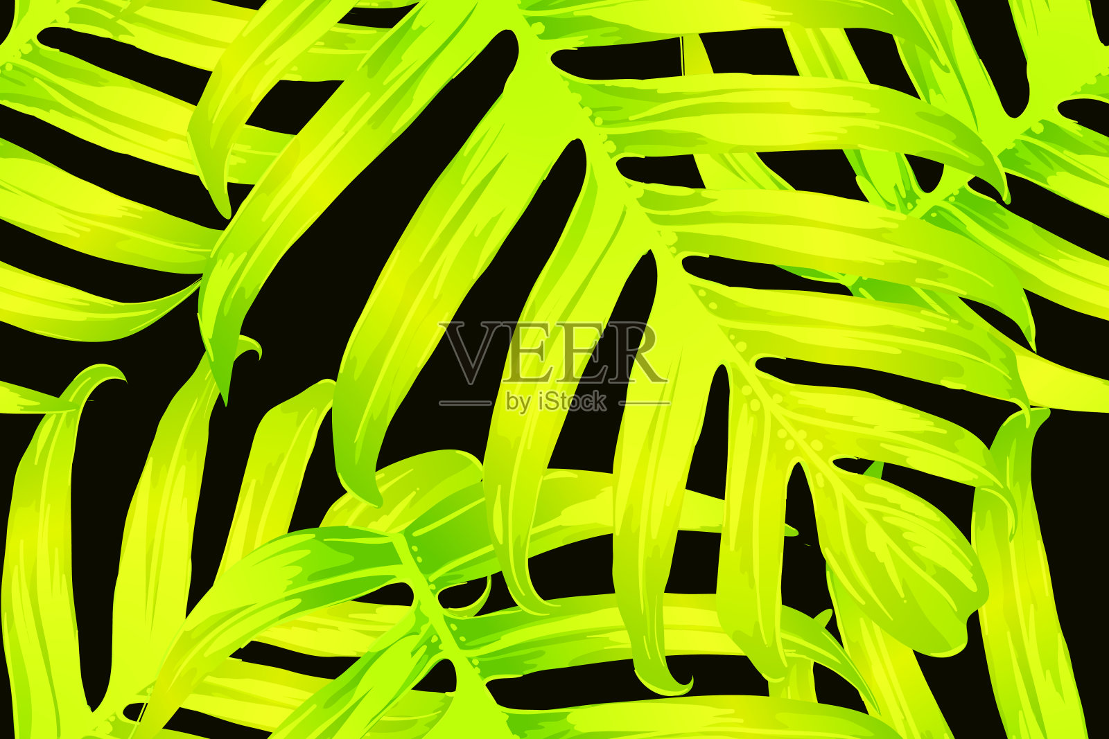 黄色奇异的模式。设计元素图片