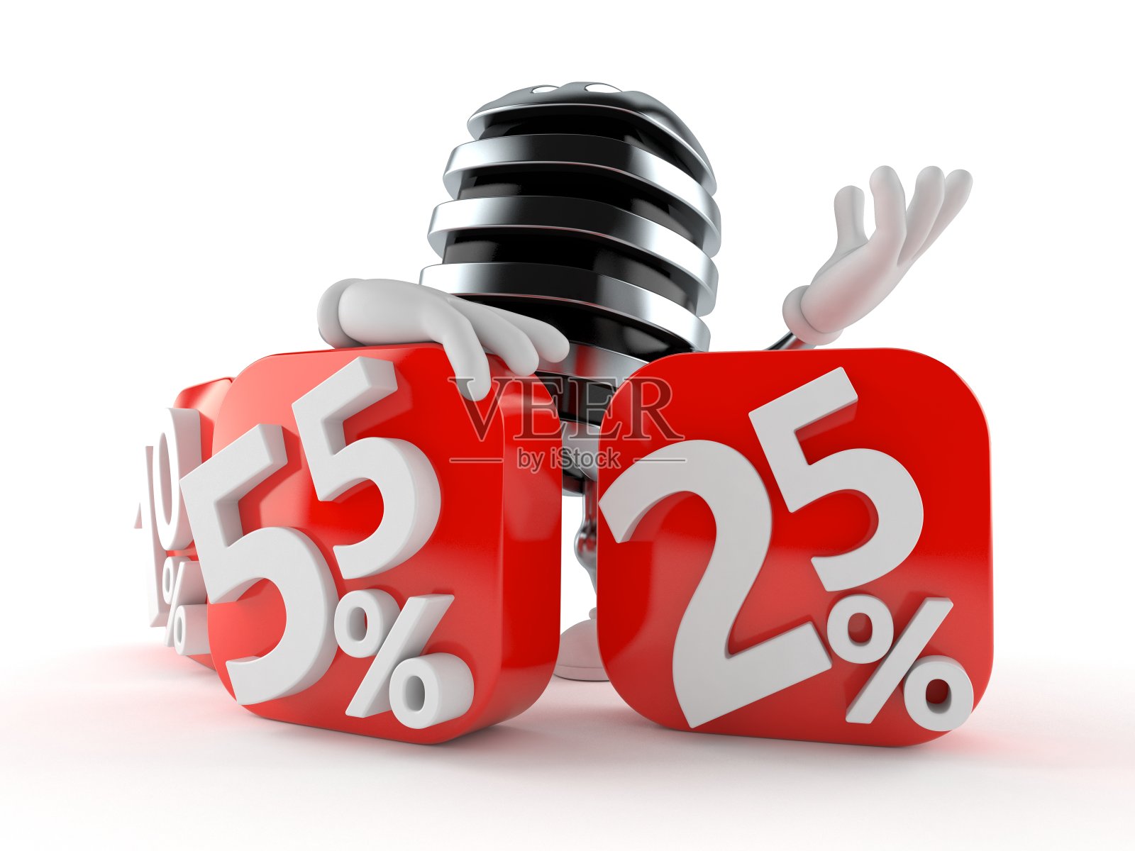 百分比标志后面的麦克风字符照片摄影图片