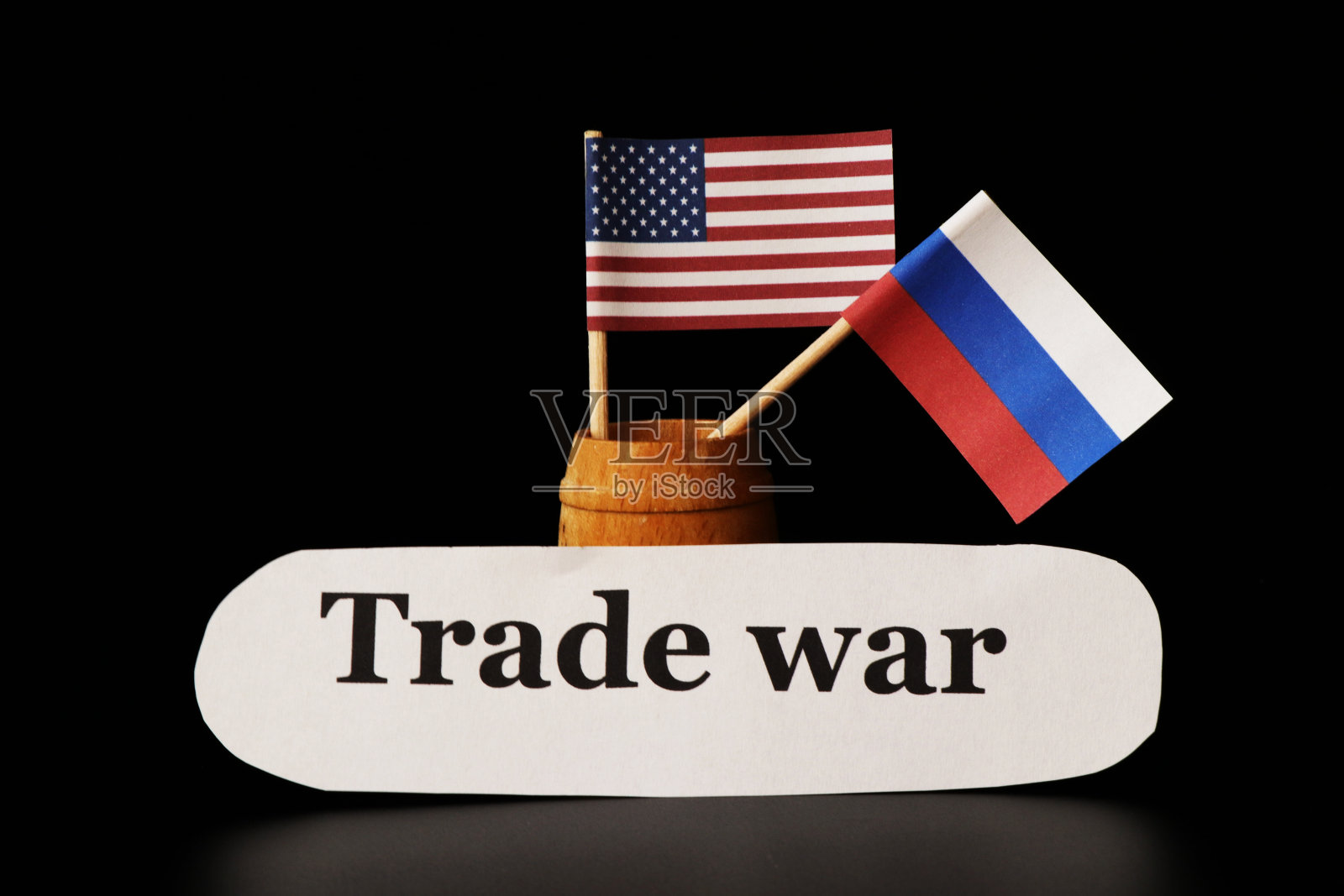 美俄之间的新贸易战:卢布下跌,美元保持不变照片摄影图片