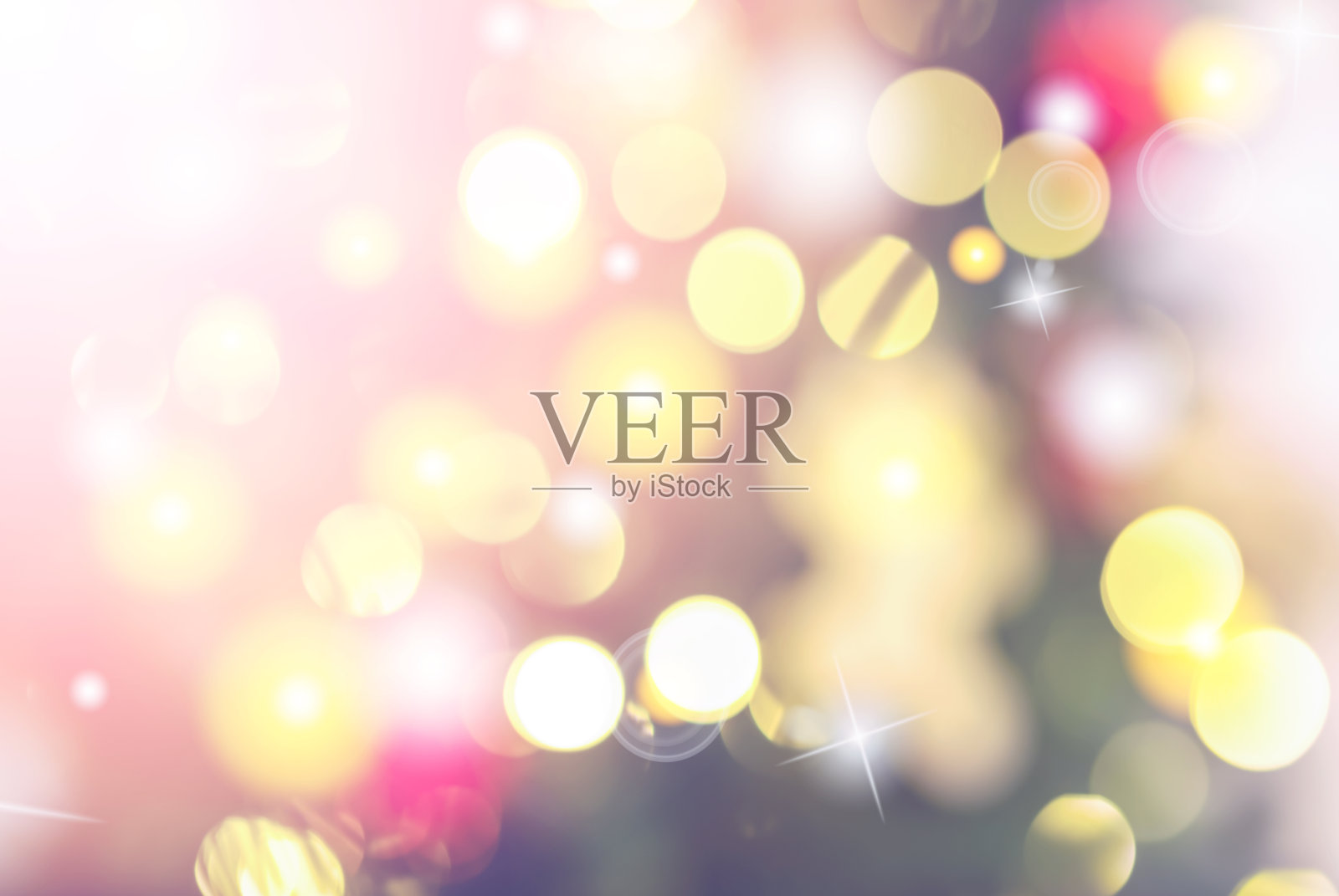 摘要散景圣诞灯光背景照片摄影图片