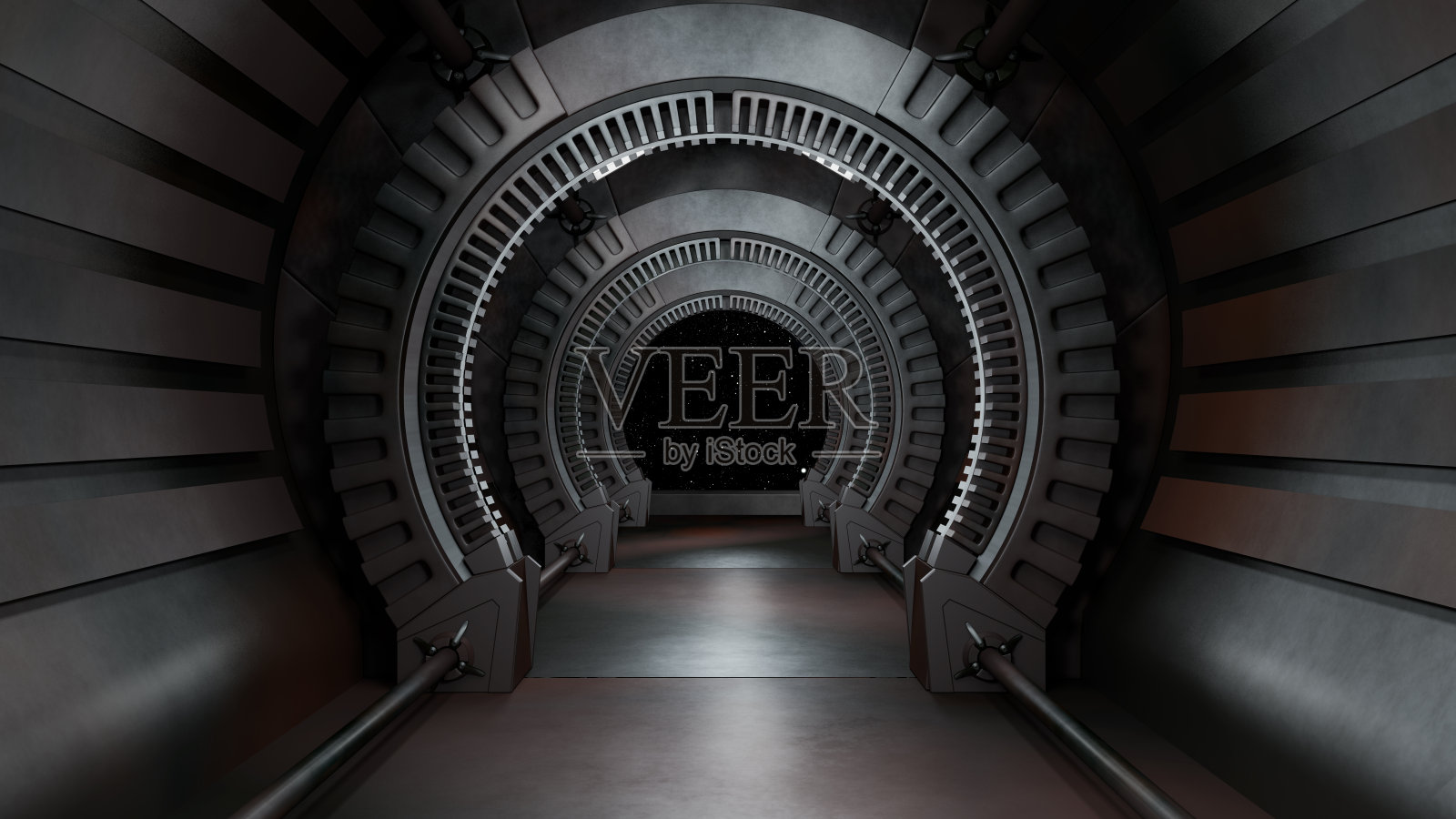 空间环境,为你的角色组合做好准备。三维渲染照片摄影图片