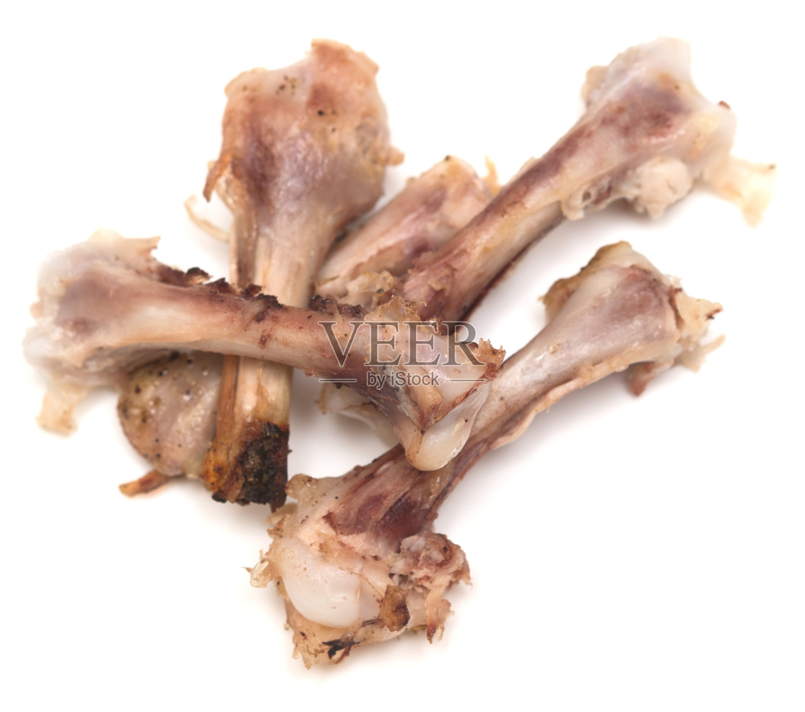 鸡骨头照片摄影图片