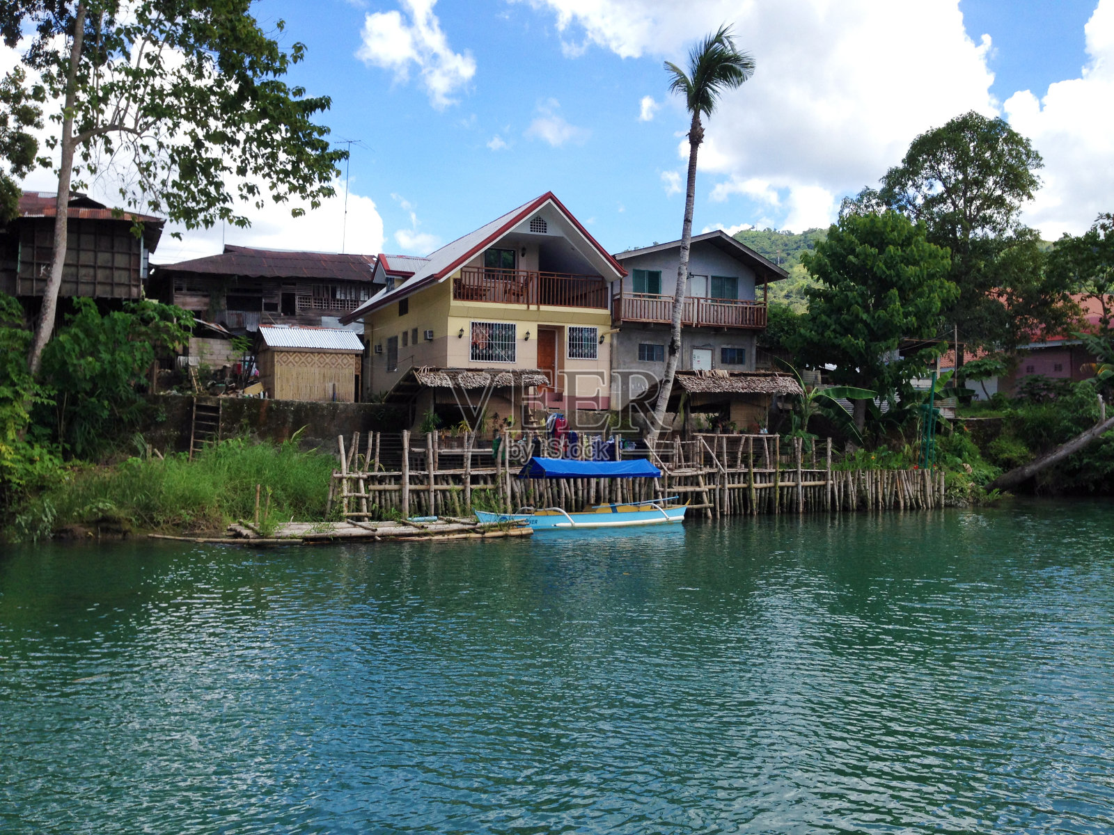 菲律宾Bohol Loboc村的Loboc河照片摄影图片