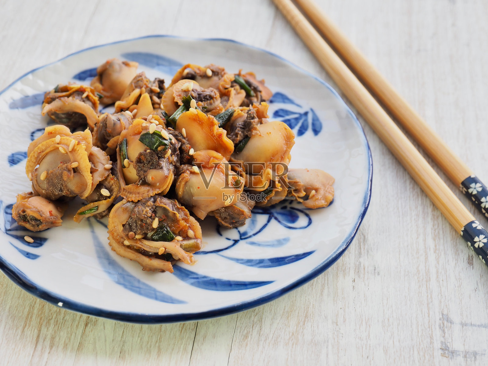 韩国菜蛤酱油调味料照片摄影图片