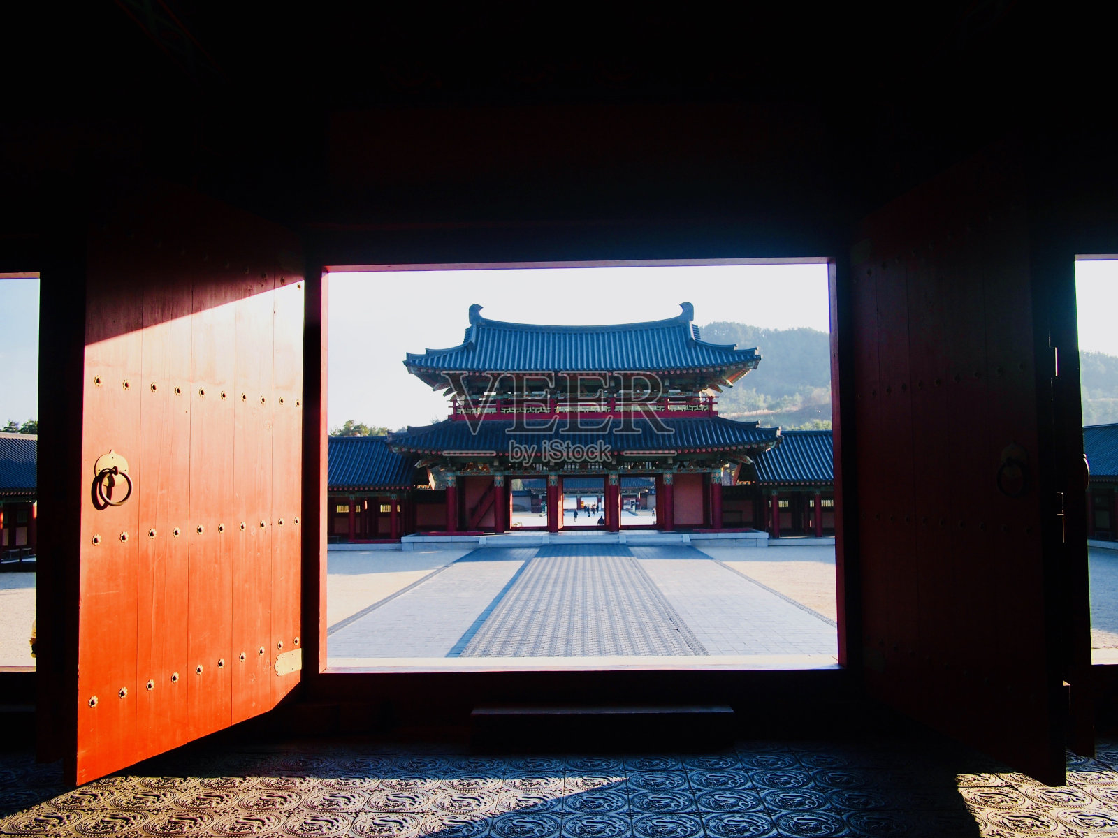 韩国的寺庙照片摄影图片