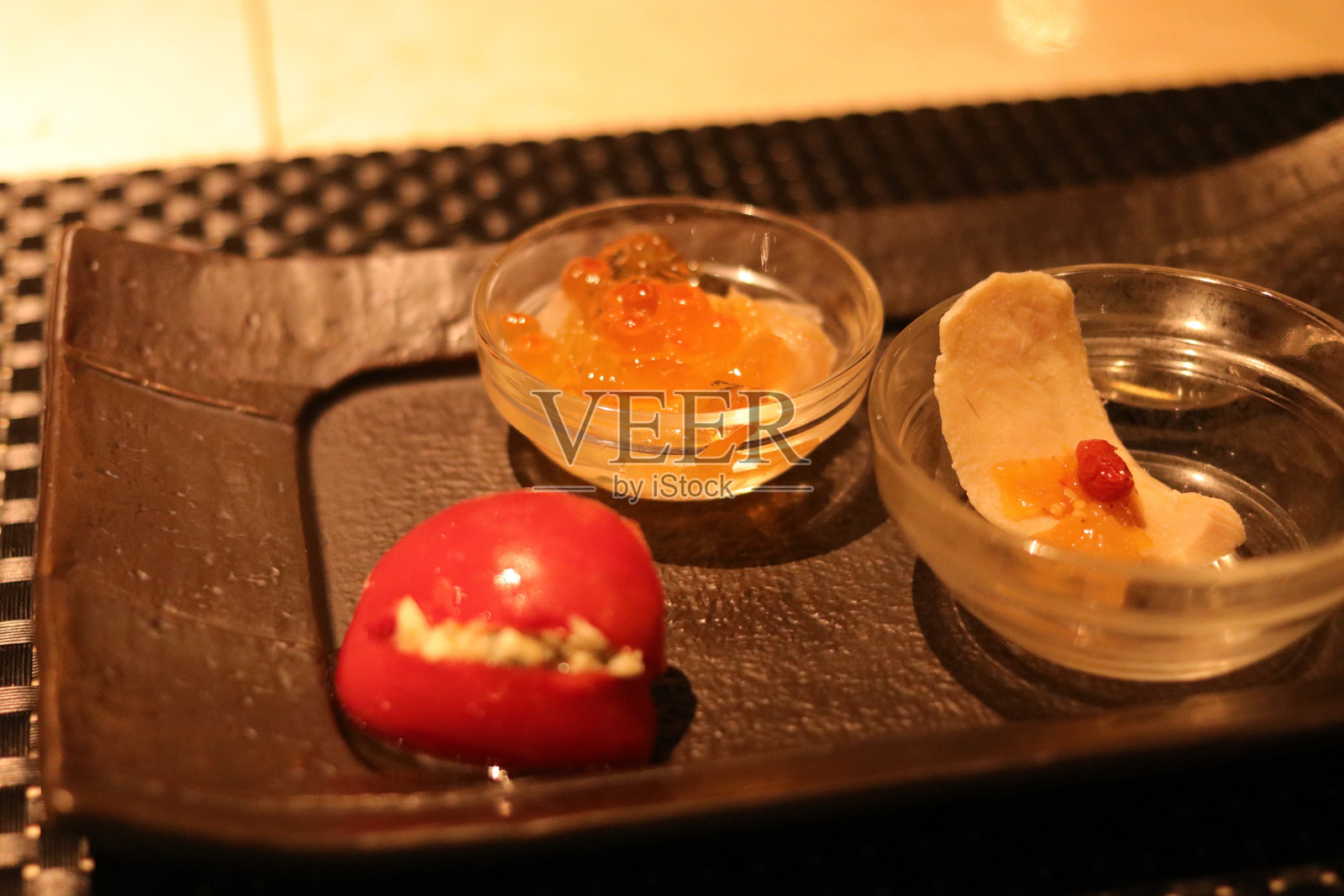 晚餐肉龙虾法国菜照片摄影图片