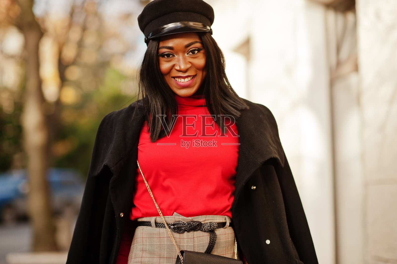 非裔美国时尚女孩照片摄影图片