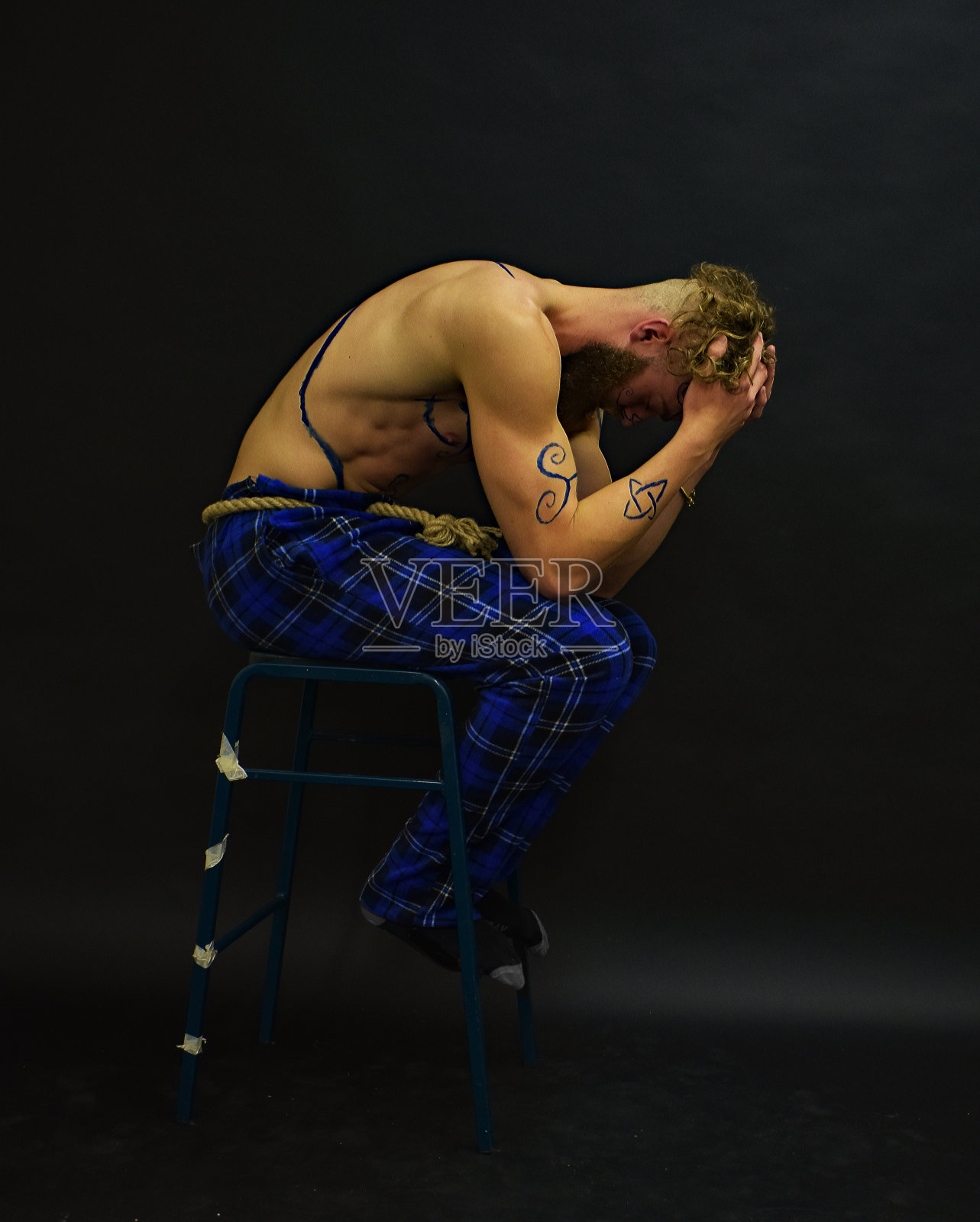 威尔士凯尔特战士照片摄影图片