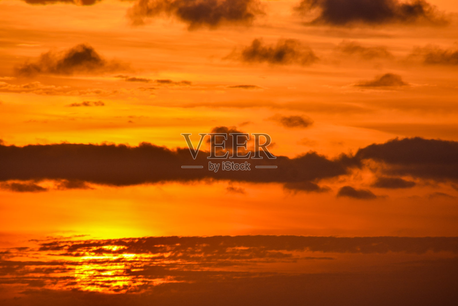 日落在海上照片摄影图片