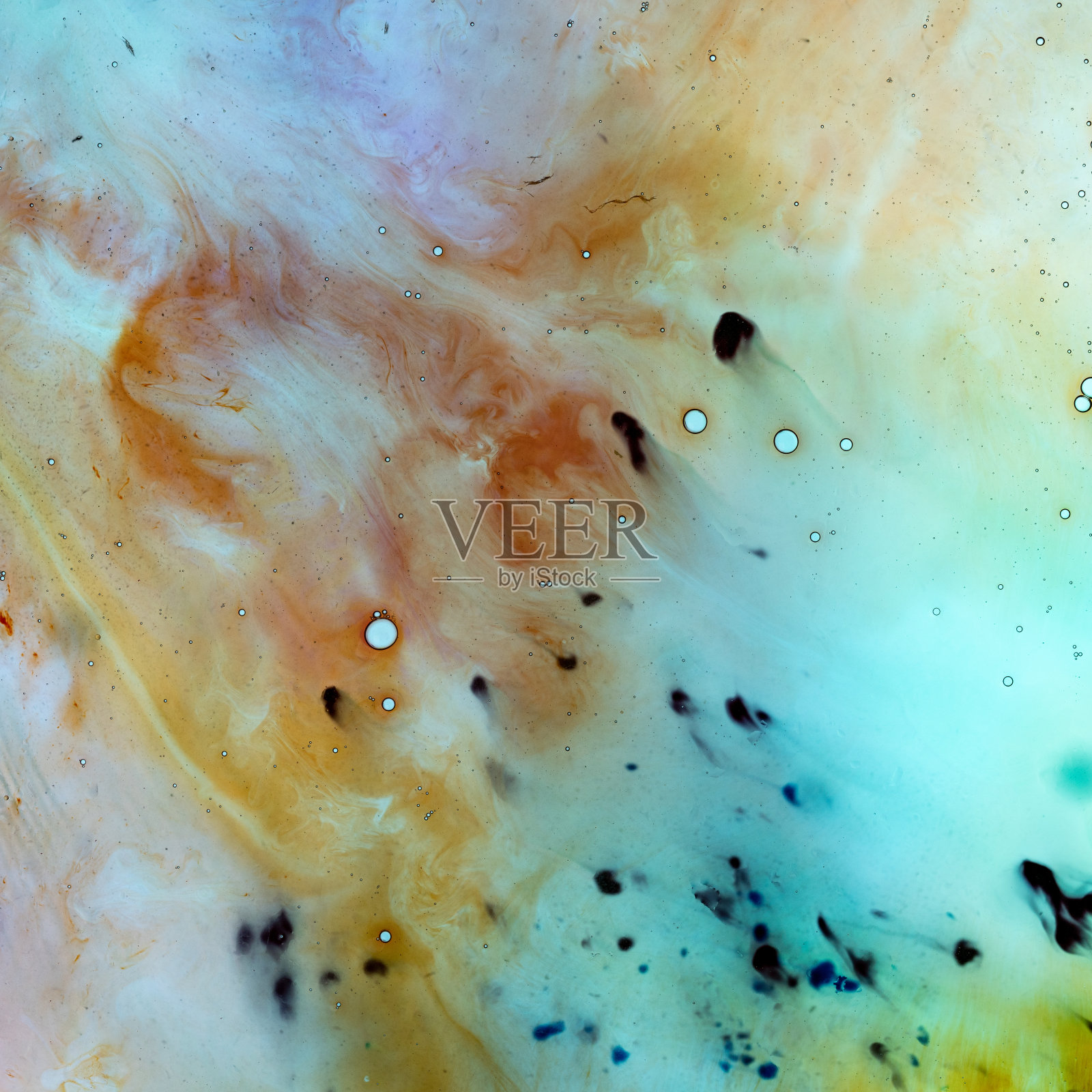 水和油漆纹理照片摄影图片