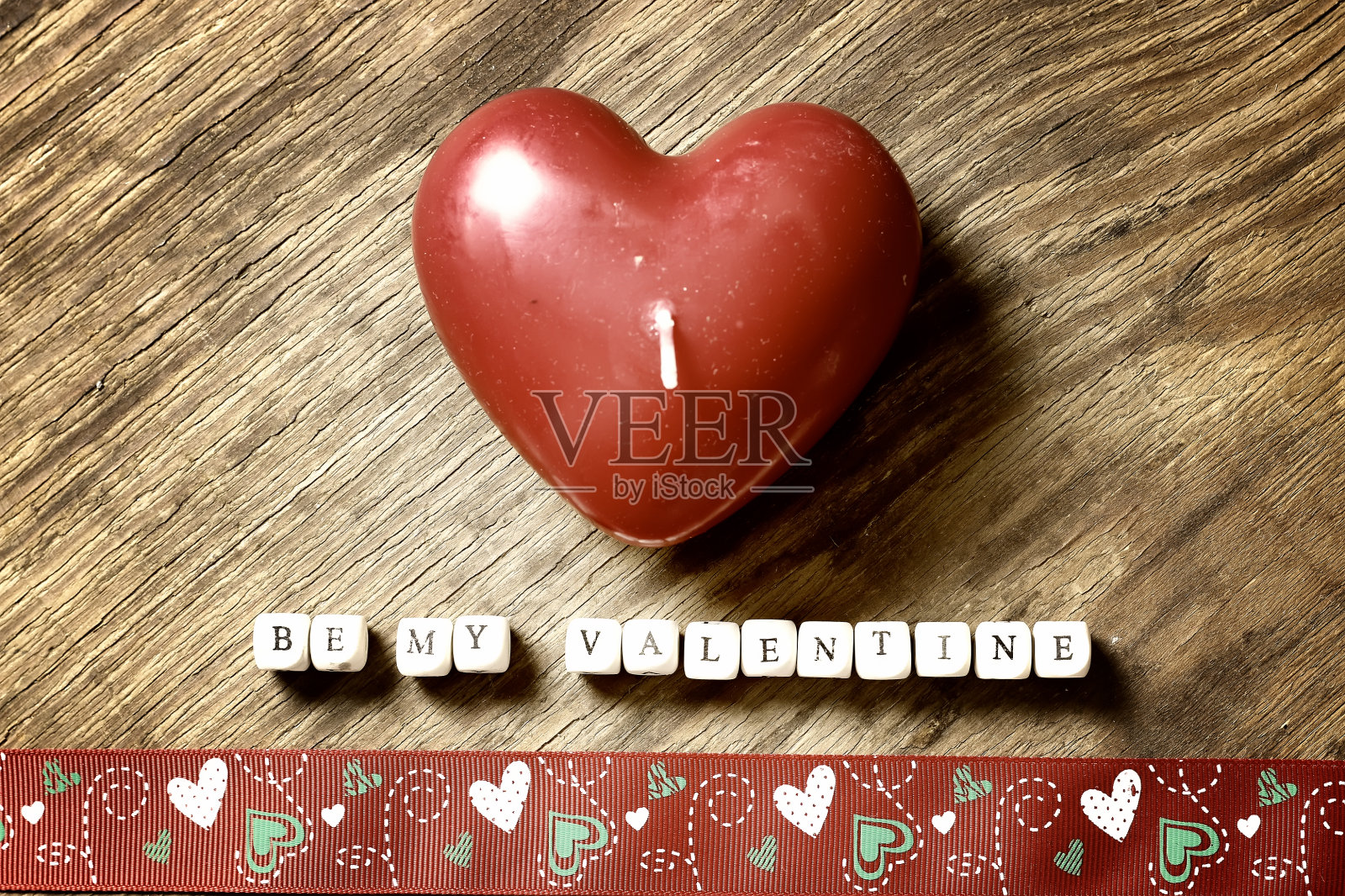 心形的复古背景照片摄影图片