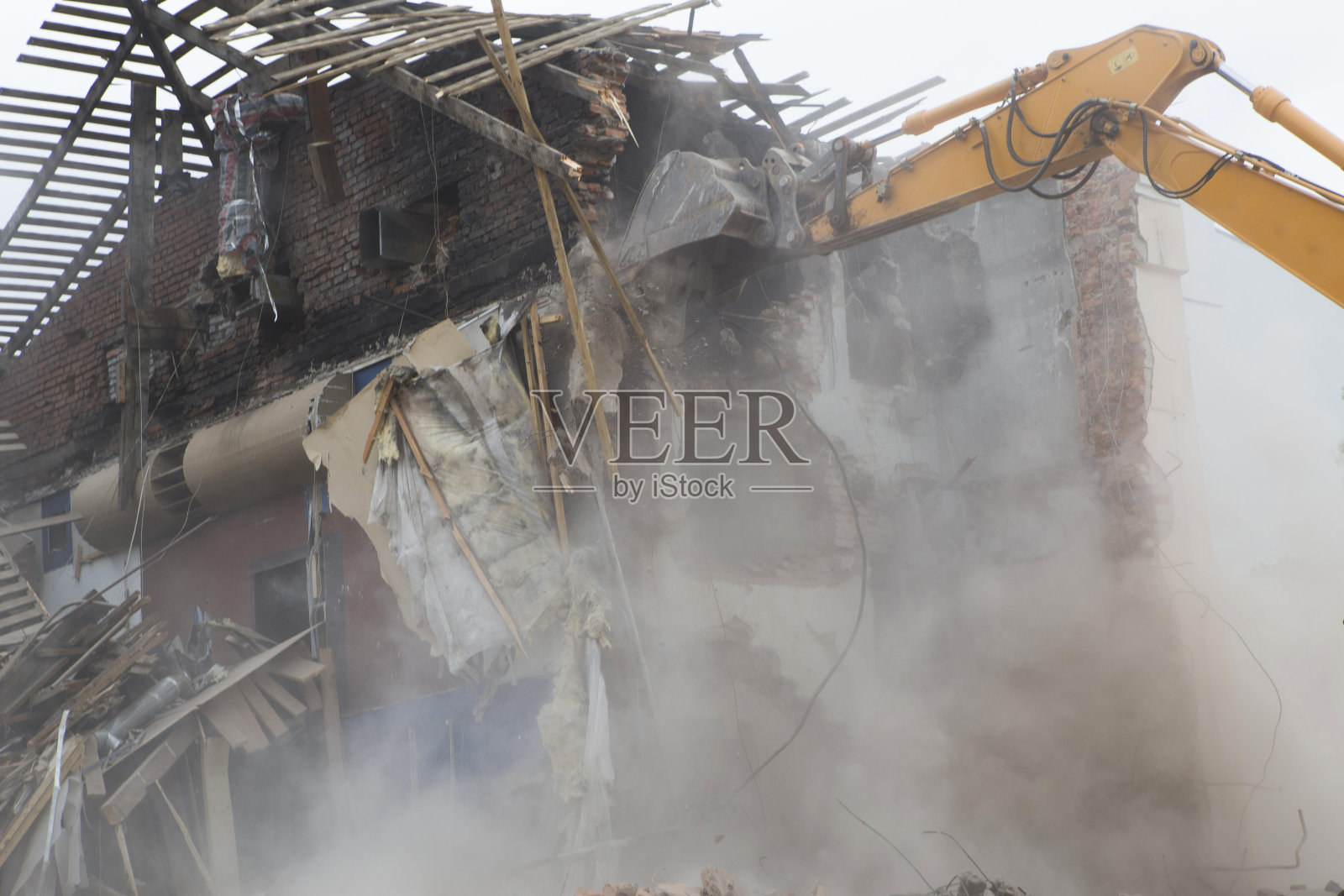 拆除旧建筑照片摄影图片