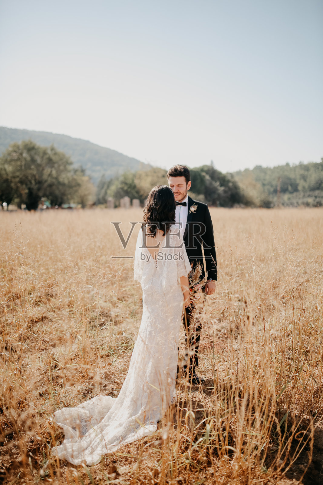 新娘和新郎照片摄影图片