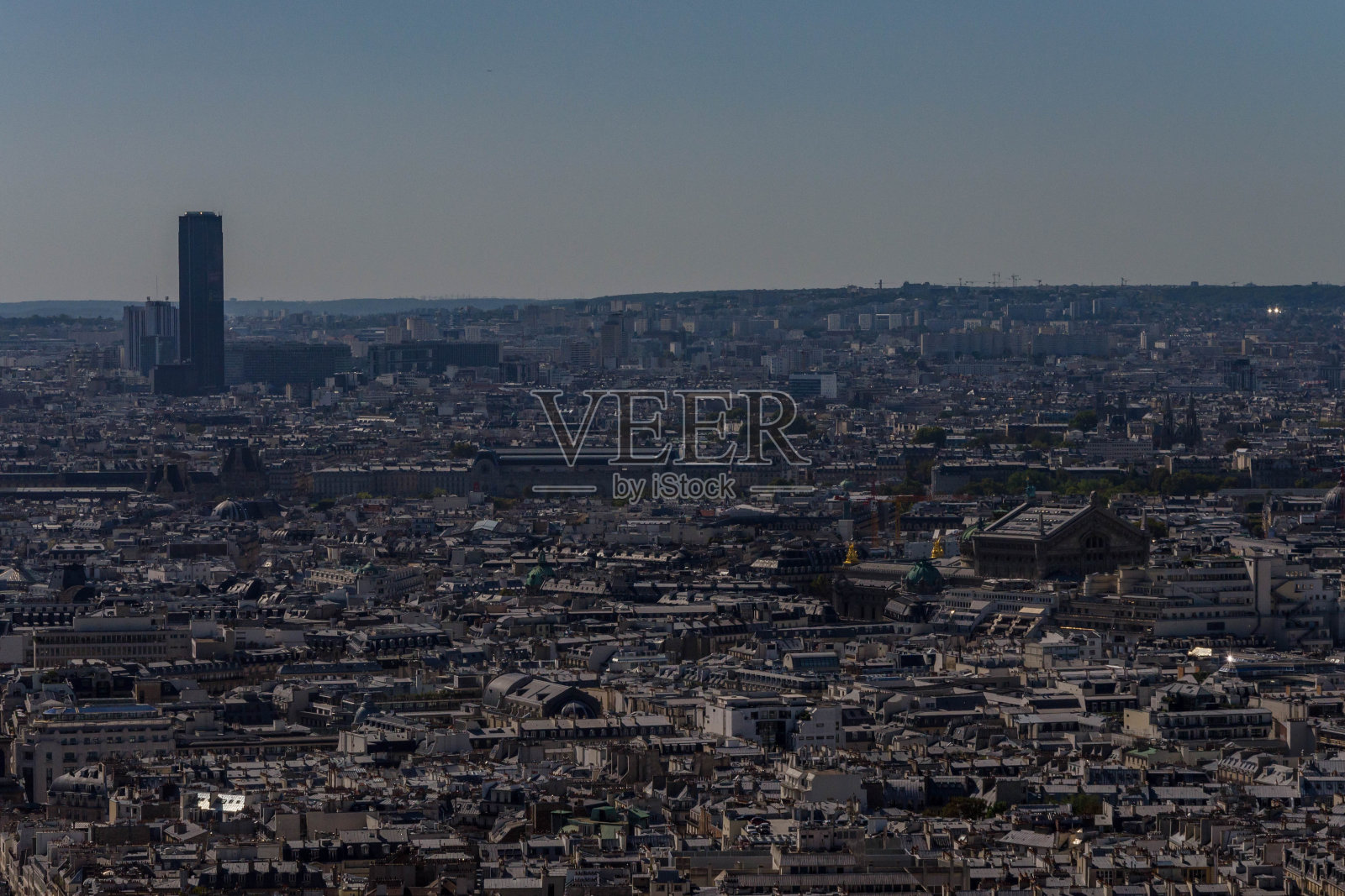 从Sacré-Cœur大教堂俯瞰巴黎照片摄影图片