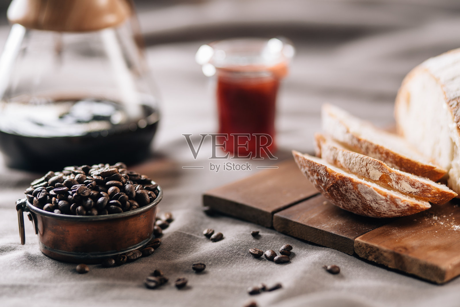 咖啡桌面的场景照片摄影图片