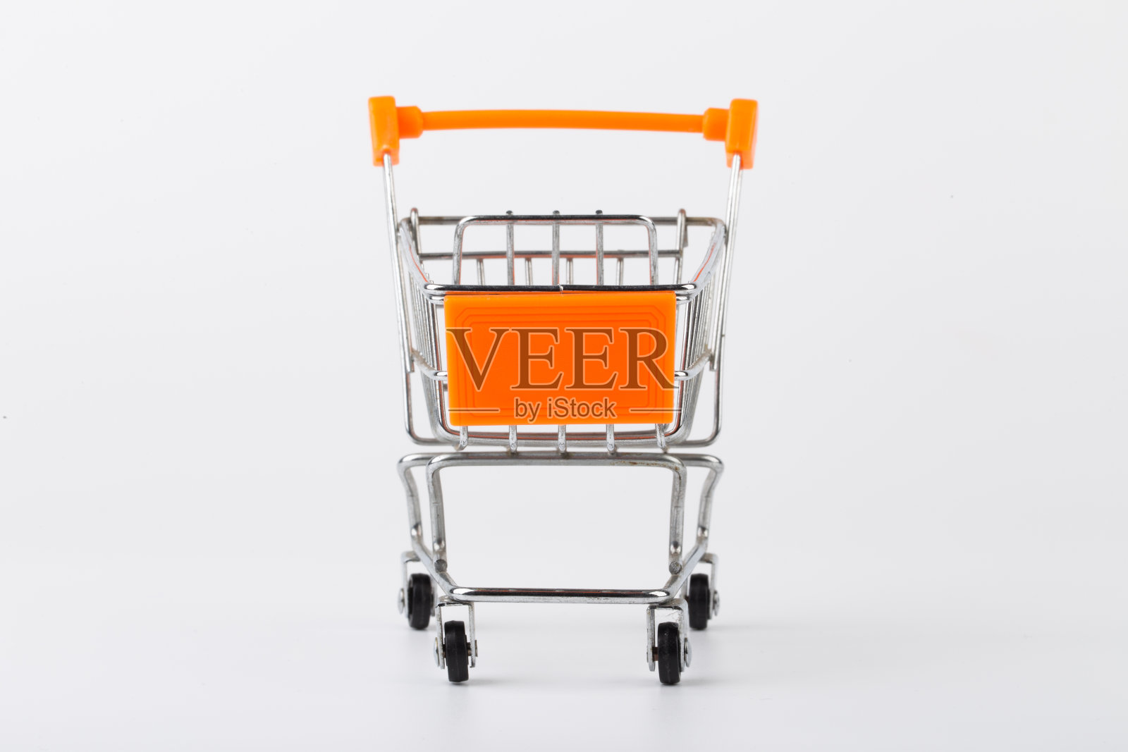 购物车孤立在白色照片摄影图片