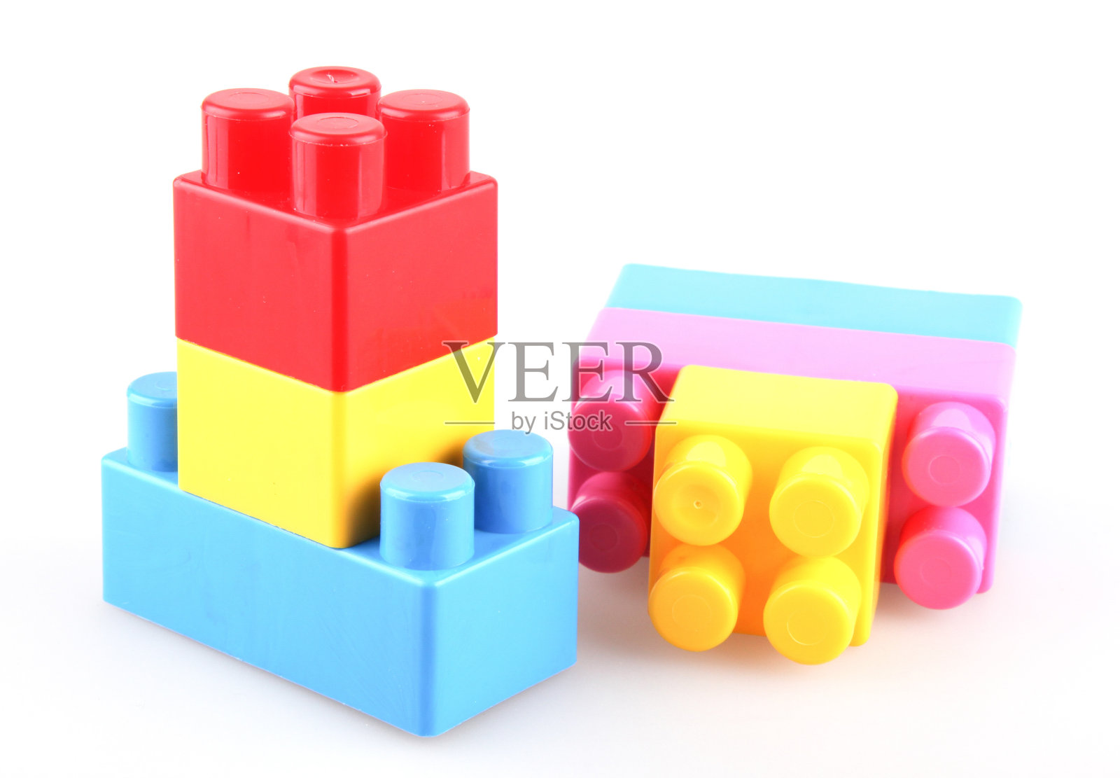 塑料积木照片摄影图片