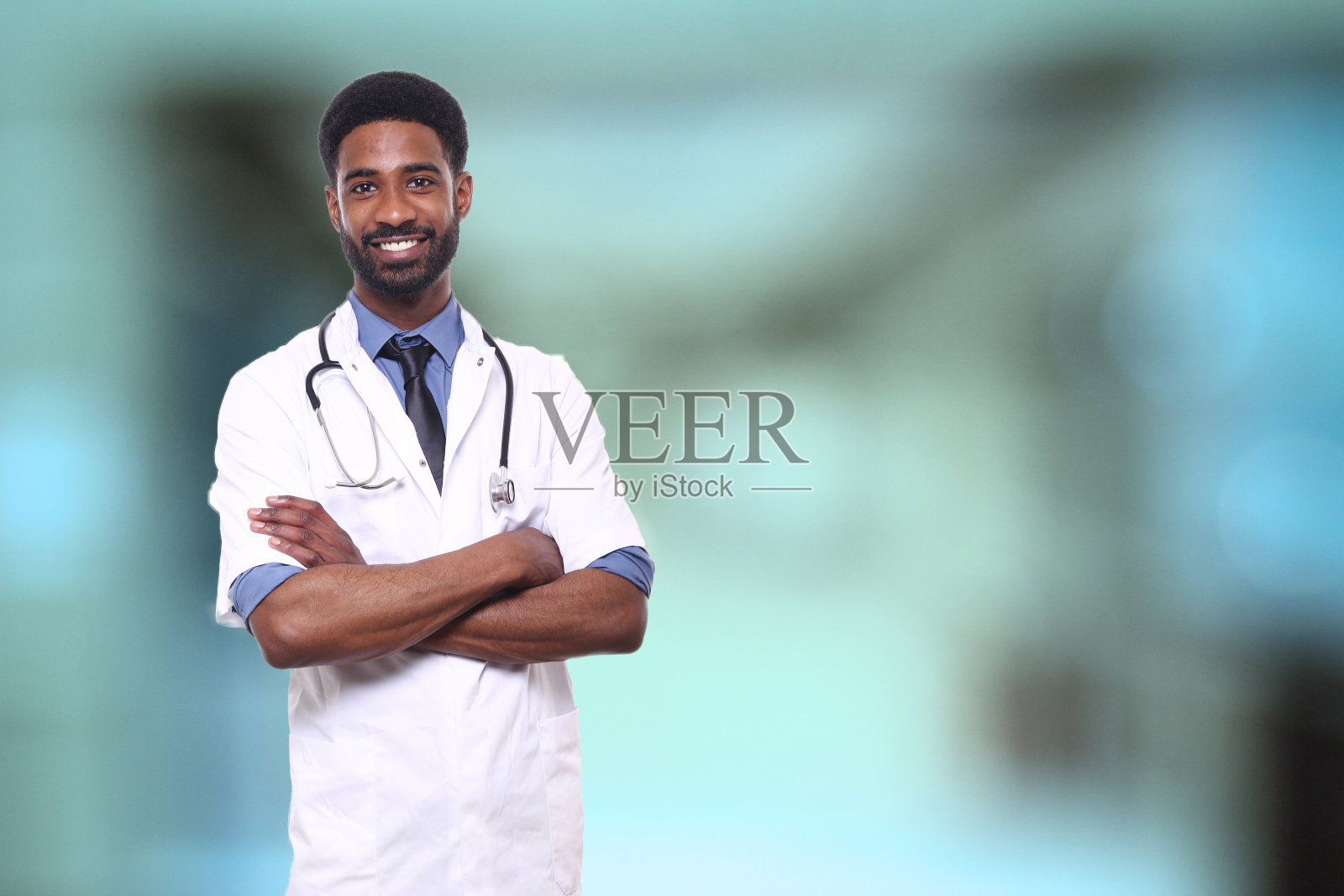 黑人医生照片摄影图片