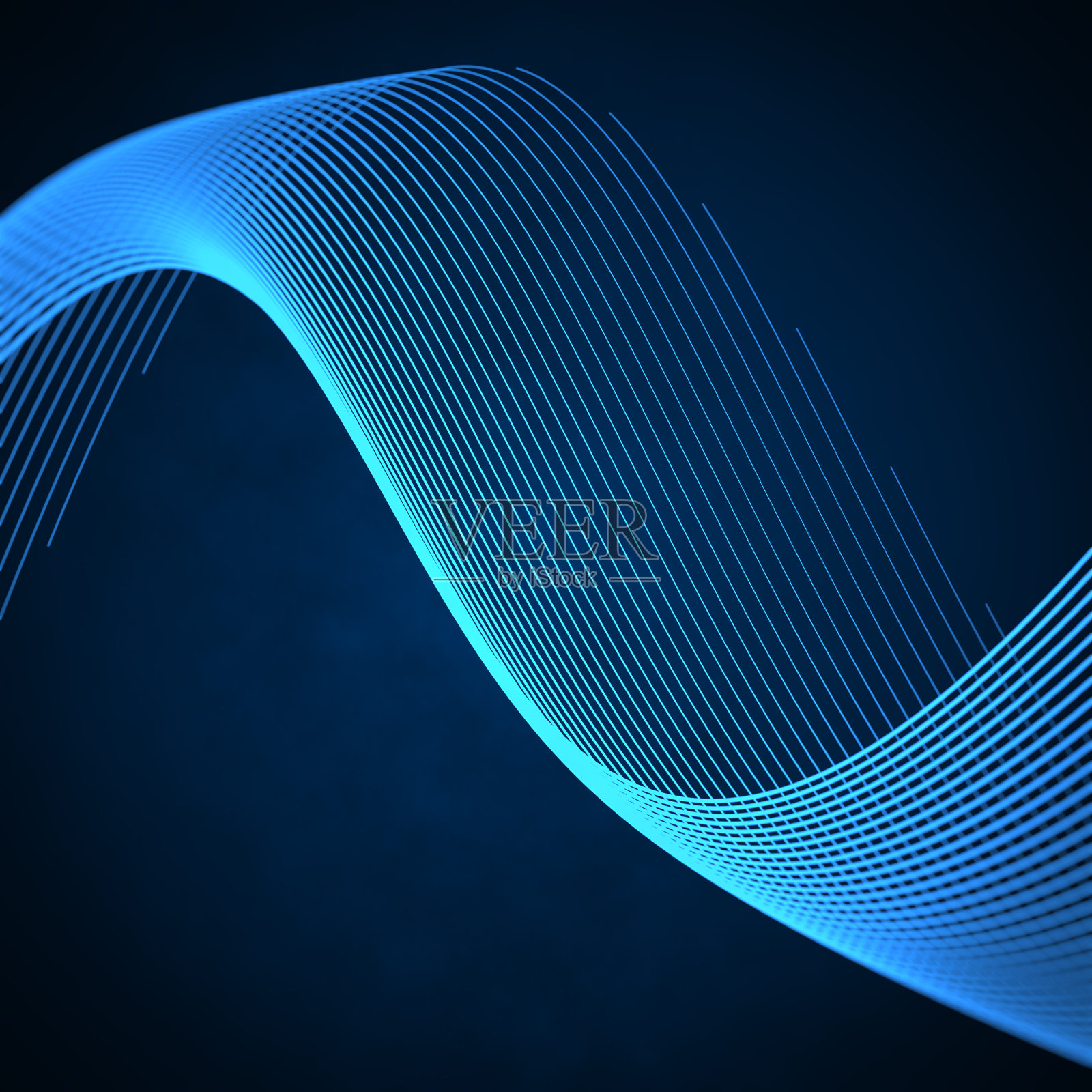 抽象背景与彩色动态波。照片摄影图片