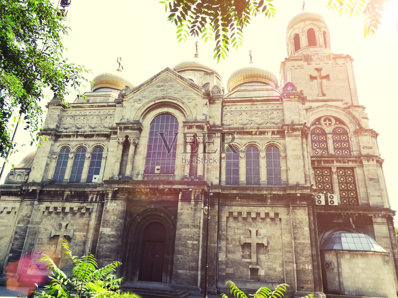 大教堂-古老的东正教教堂在瓦尔纳照片摄影图片