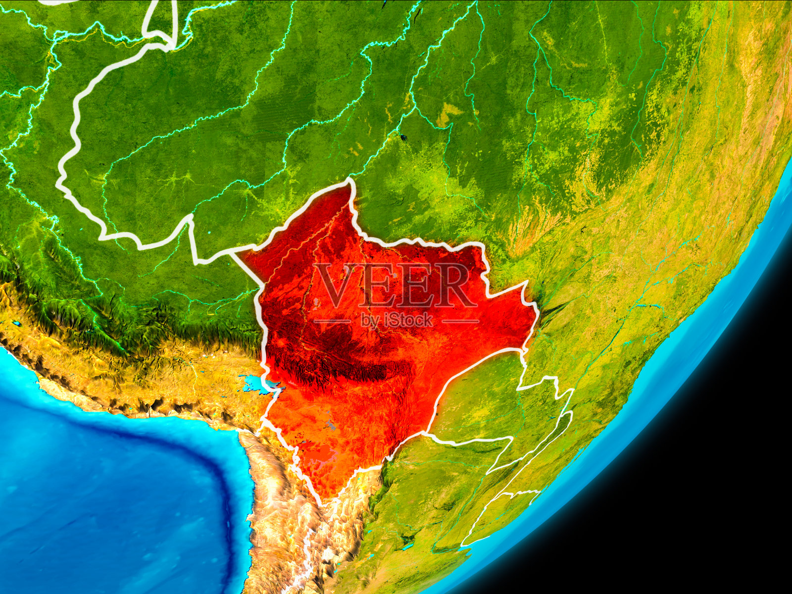 玻利维亚轨道图照片摄影图片
