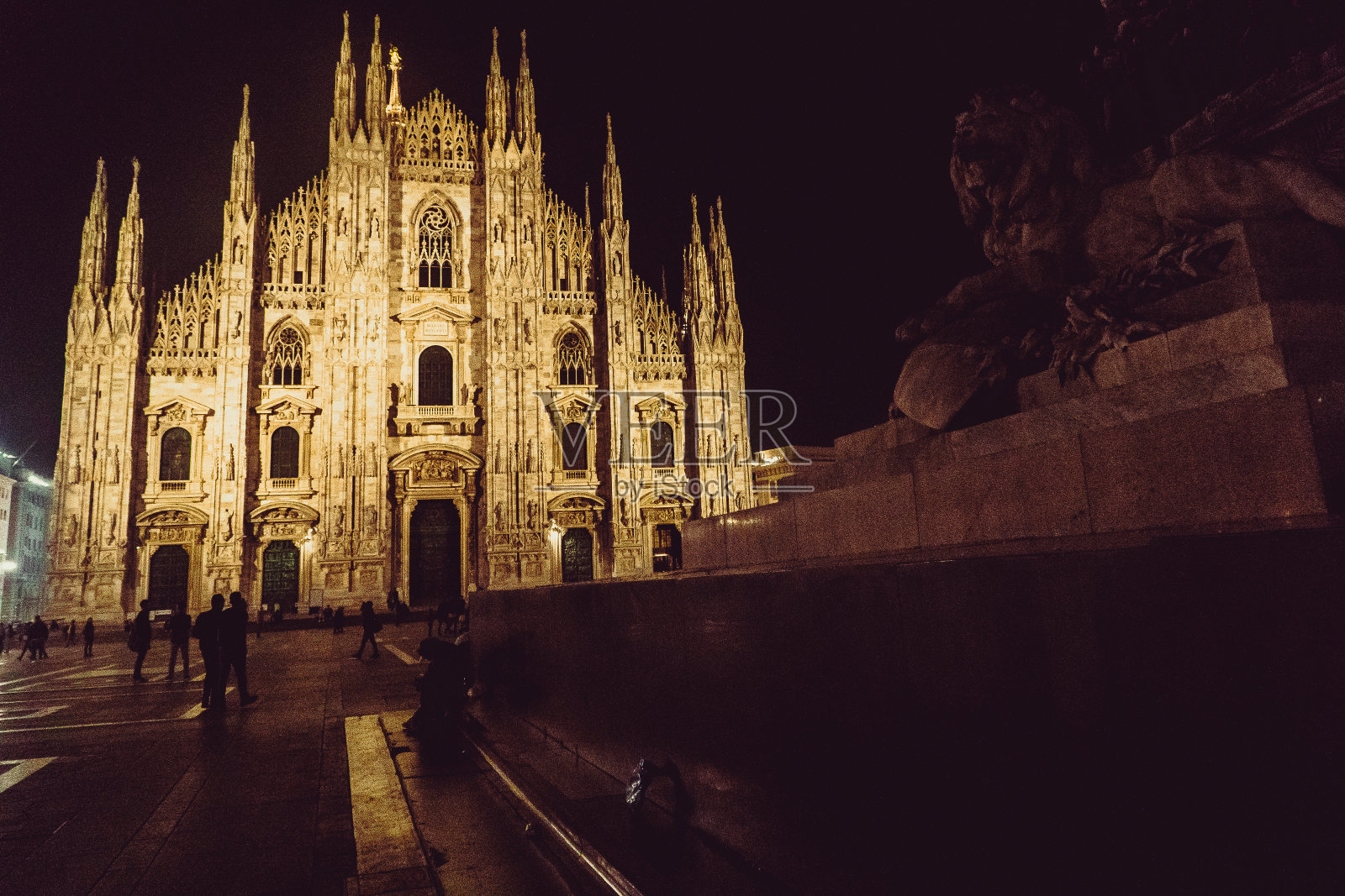 体系结构。米兰大教堂照片摄影图片