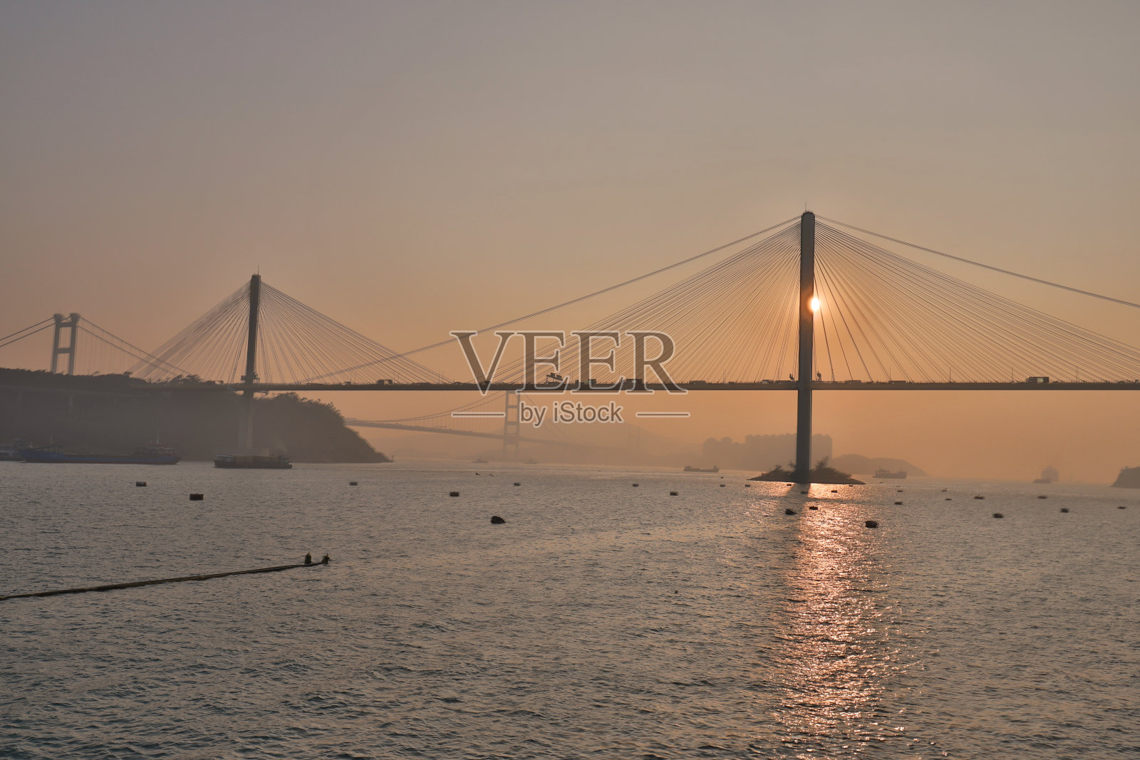 香港荃湾汀九大桥照片摄影图片