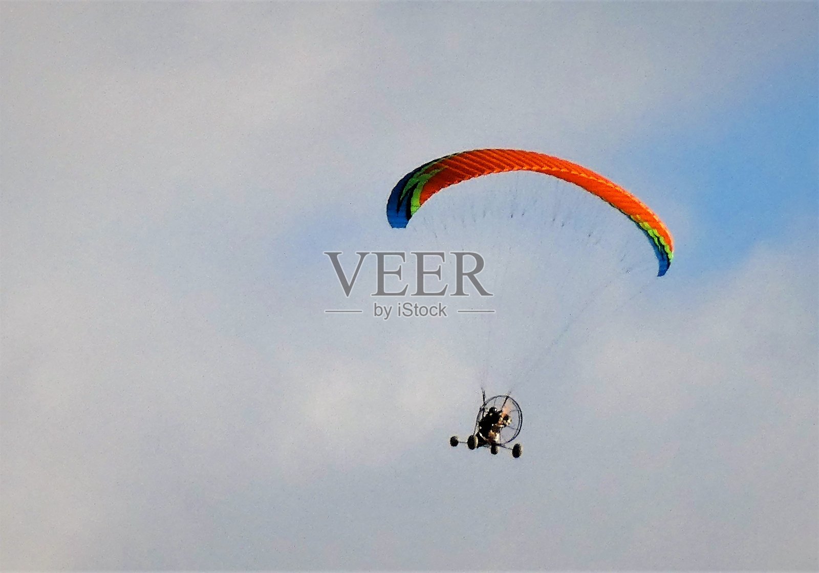 动力降落伞照片摄影图片