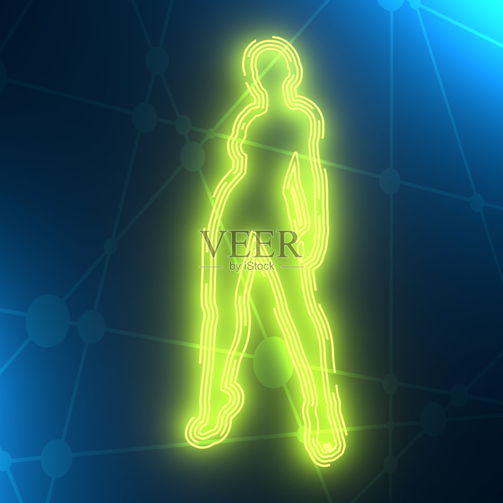 美丽的女士轮廓照片摄影图片