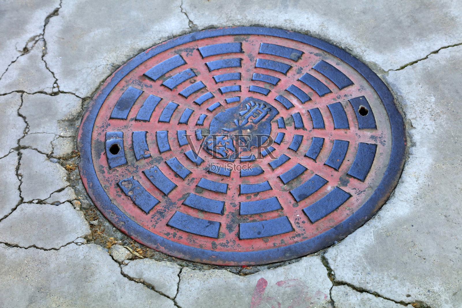 消防井盖照片摄影图片