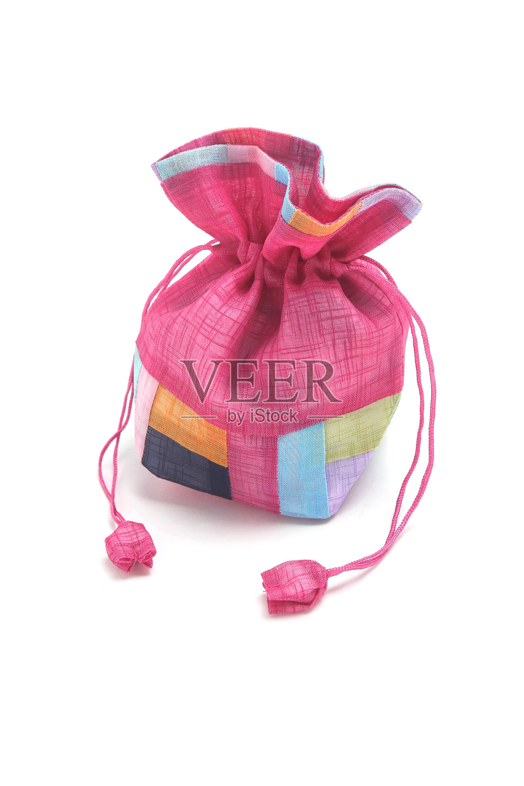 韩国传统新年的幸运包上孤立了一个白色的图像照片摄影图片