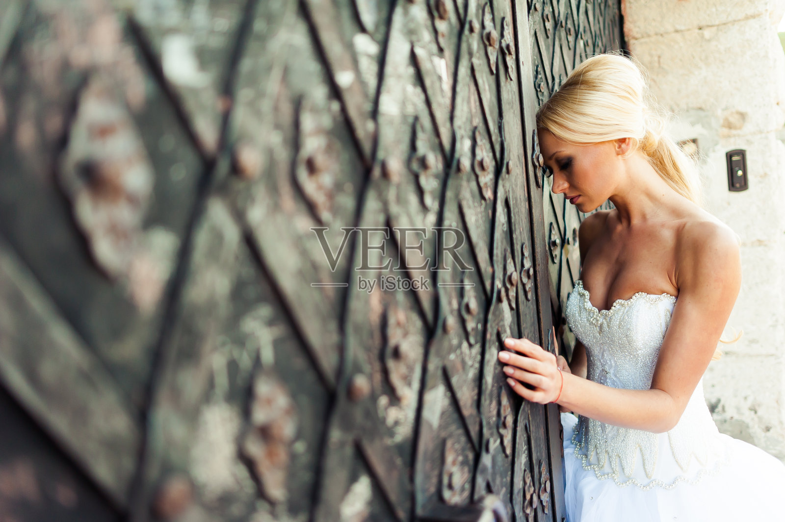 美丽的新娘造型照片摄影图片