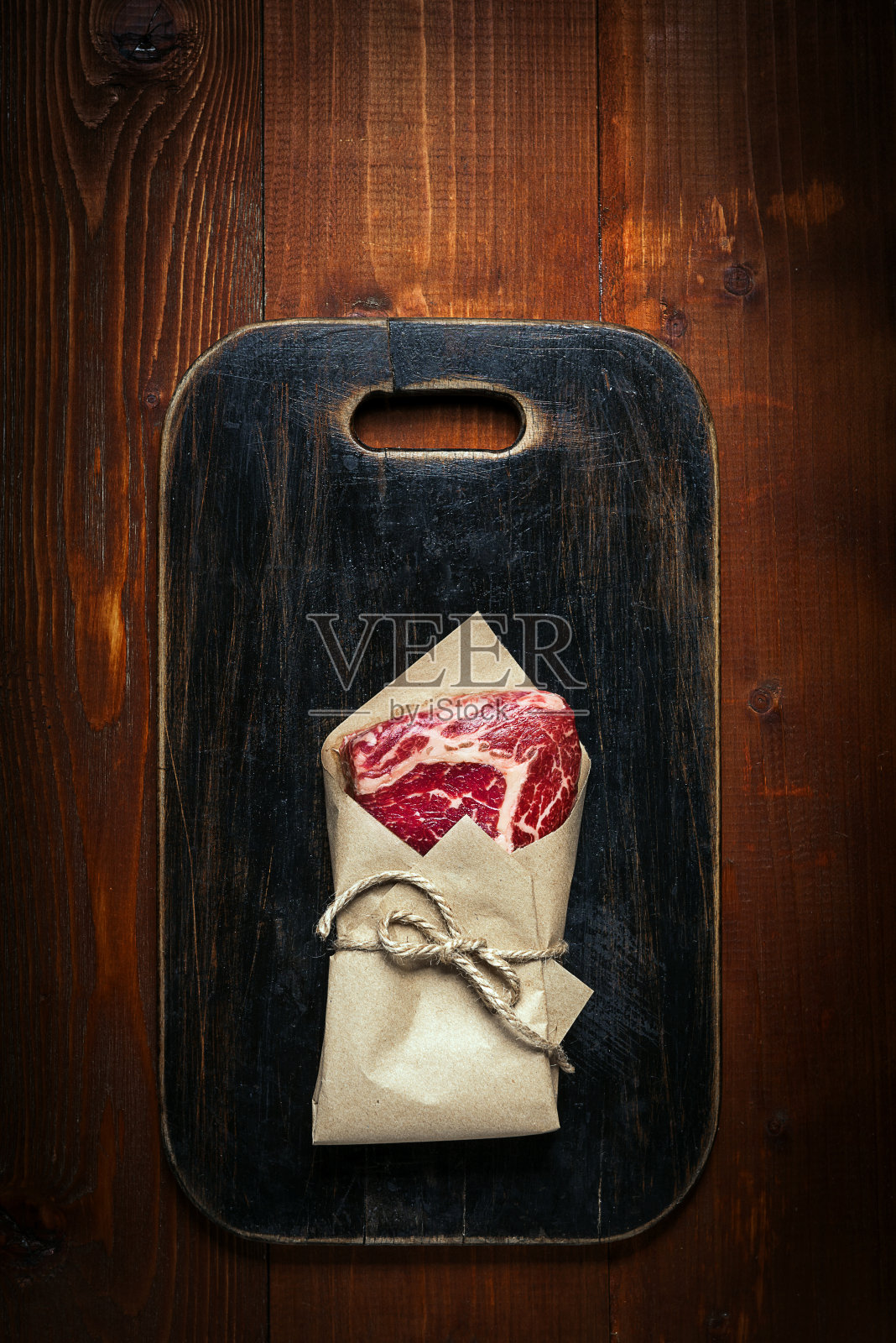 大理石牛眼牛排照片摄影图片