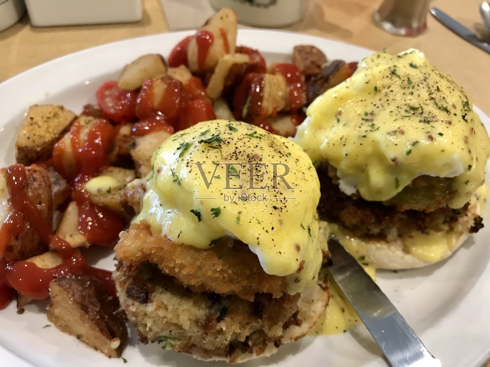 班尼迪克蛋照片摄影图片