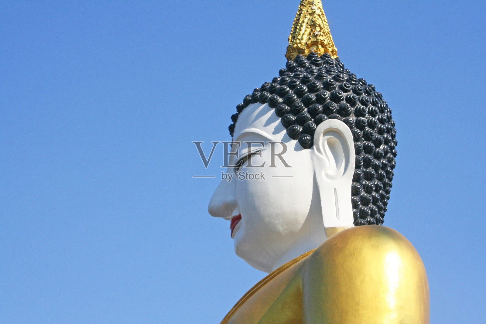 泰国清迈rajamontean寺巨大的佛像坐像照片摄影图片