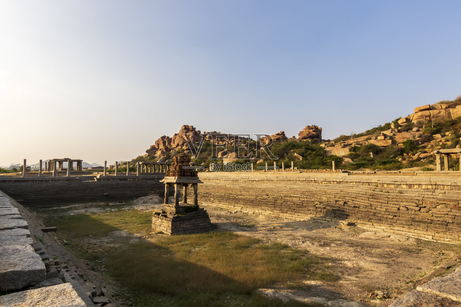 汉比的古老文明。照片摄影图片