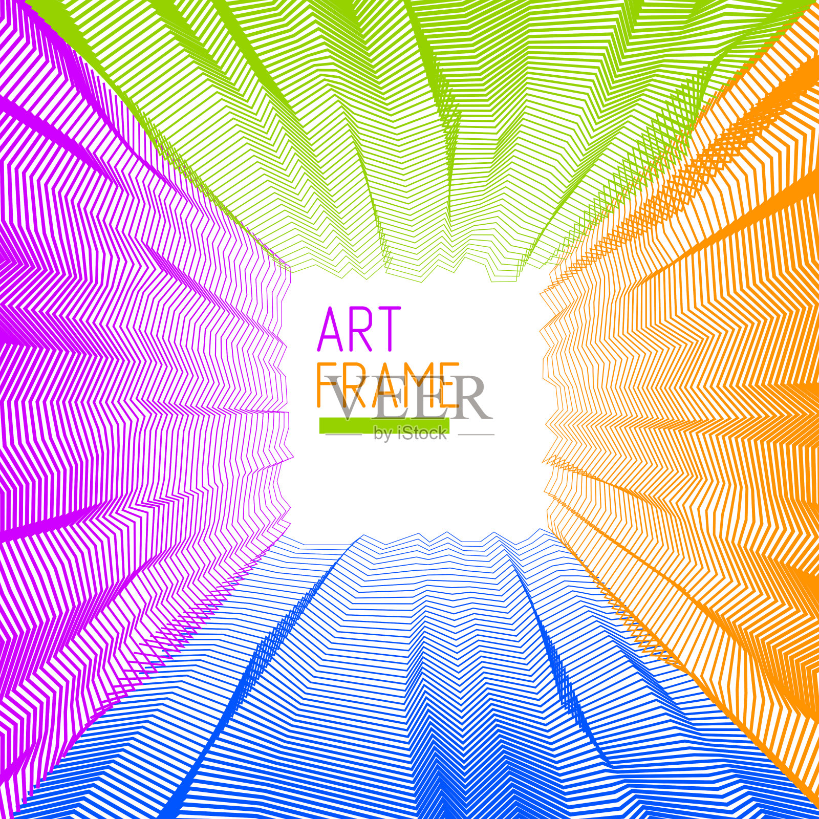 矢量虚幻超现实艺术背景的设计就像迷幻药旅行超现实主义,线性3d趋势。梦幻迷幻的新潮现代op艺术,视觉立体错觉。设计元素图片